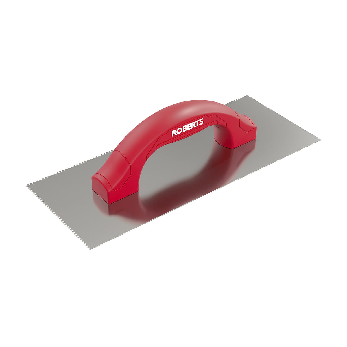 1/4" Flat V & 1/8" Square Dual-Notch Trowel w/ Comfort Grip - 360 Spin Image - 1