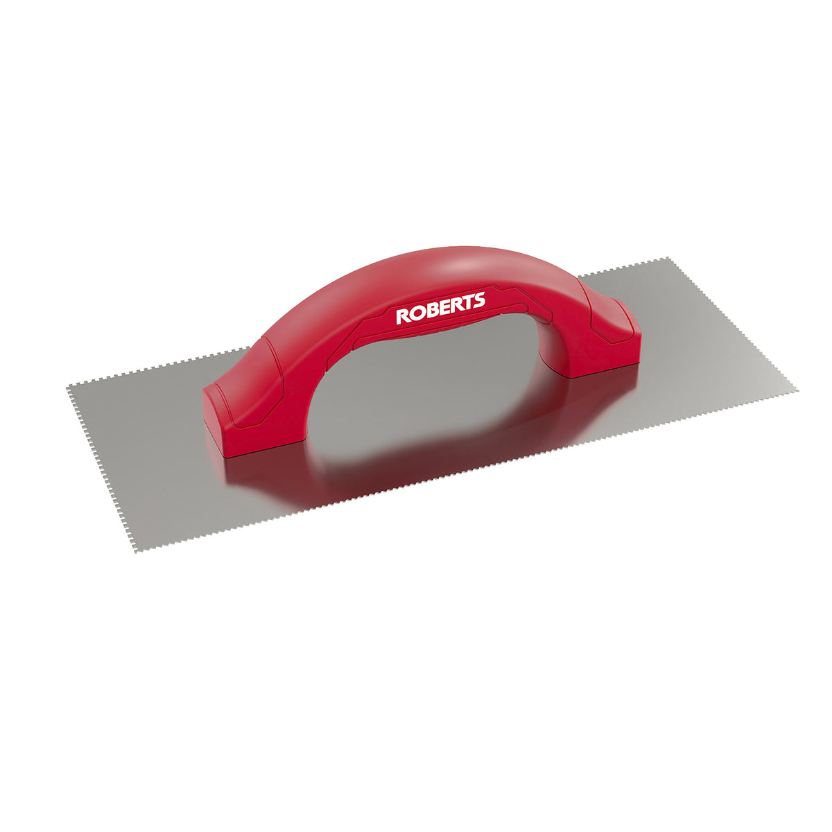 1/4" Flat V & 1/8" Square Dual-Notch Trowel w/ Comfort Grip - 360 Spin Image - 2