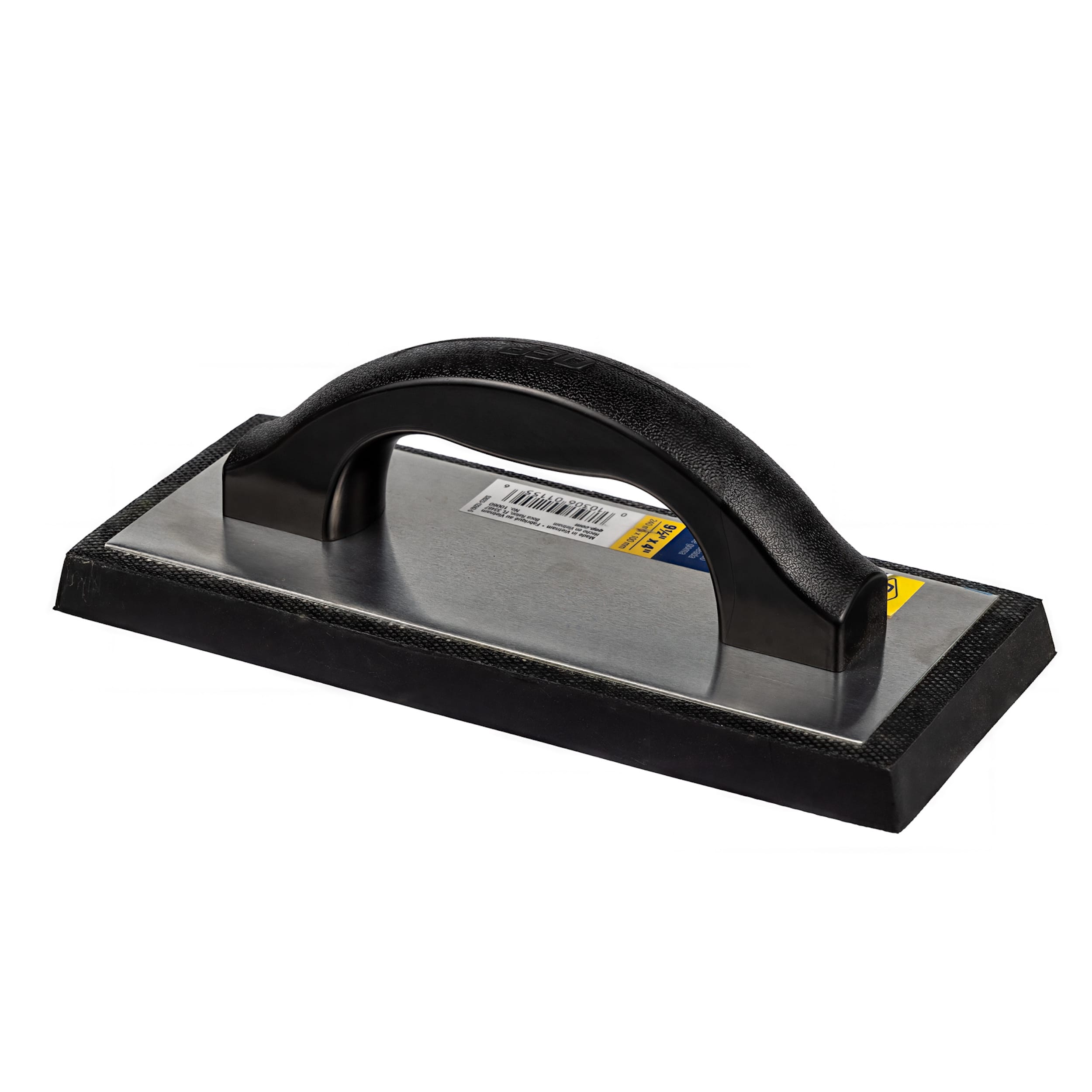 4" x 9.5" Molded Rubber Grout Float with Non-Stick Gum Rubber - 360 Spin Image - 3