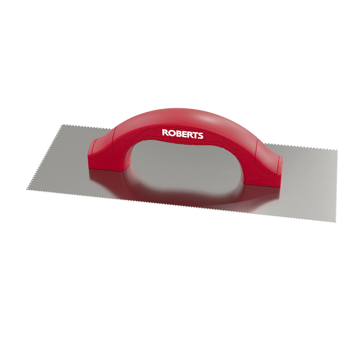 1/4" Flat V & 1/8" Square Dual-Notch Trowel w/ Comfort Grip - 360 Spin Image - 4