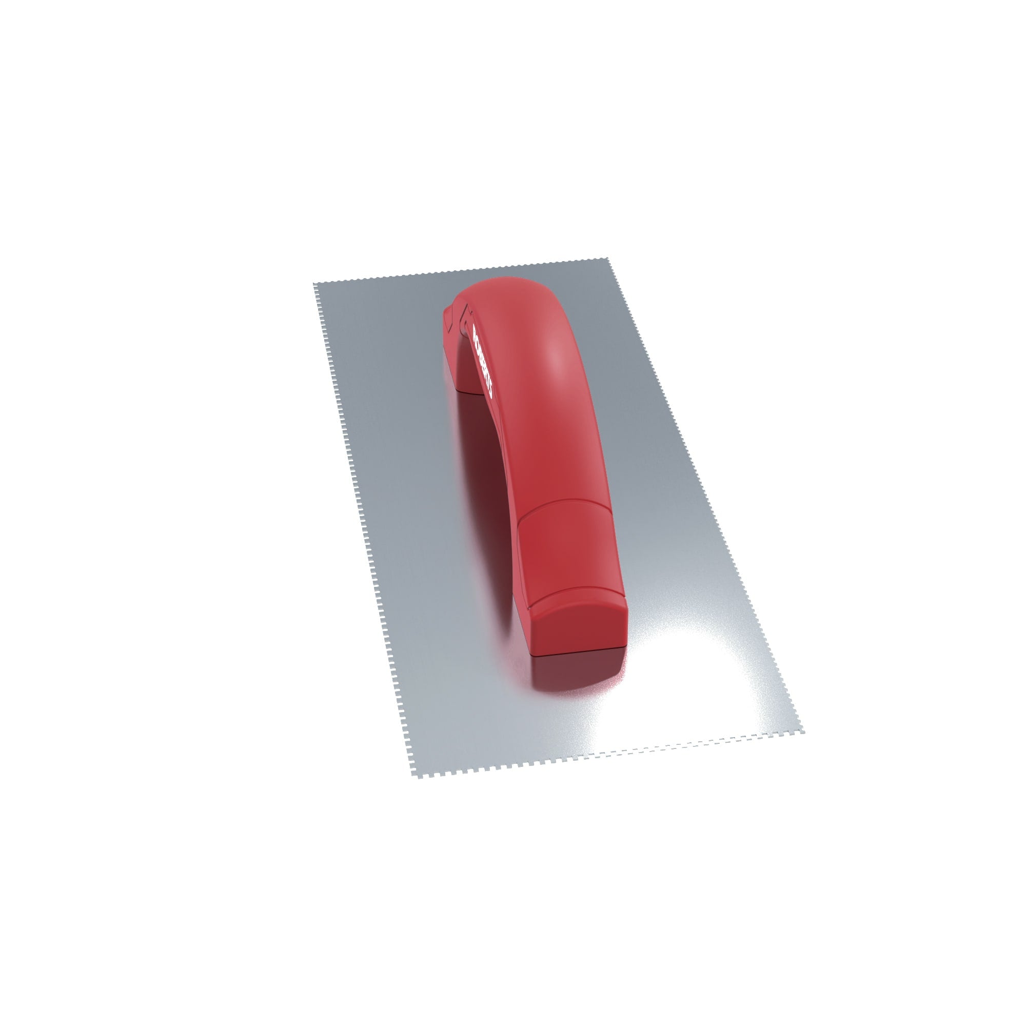1/4" Flat V & 1/8" Square Dual-Notch Trowel w/ Comfort Grip - 360 Spin Image - 5