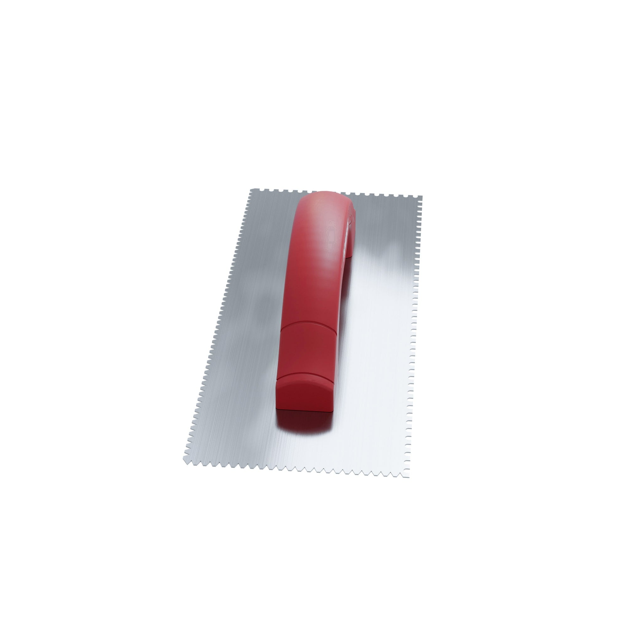 1/4" Flat V & 1/8" U Dual-Notch Trowel w/ Comfort Grip - 360 Spin Image - 5
