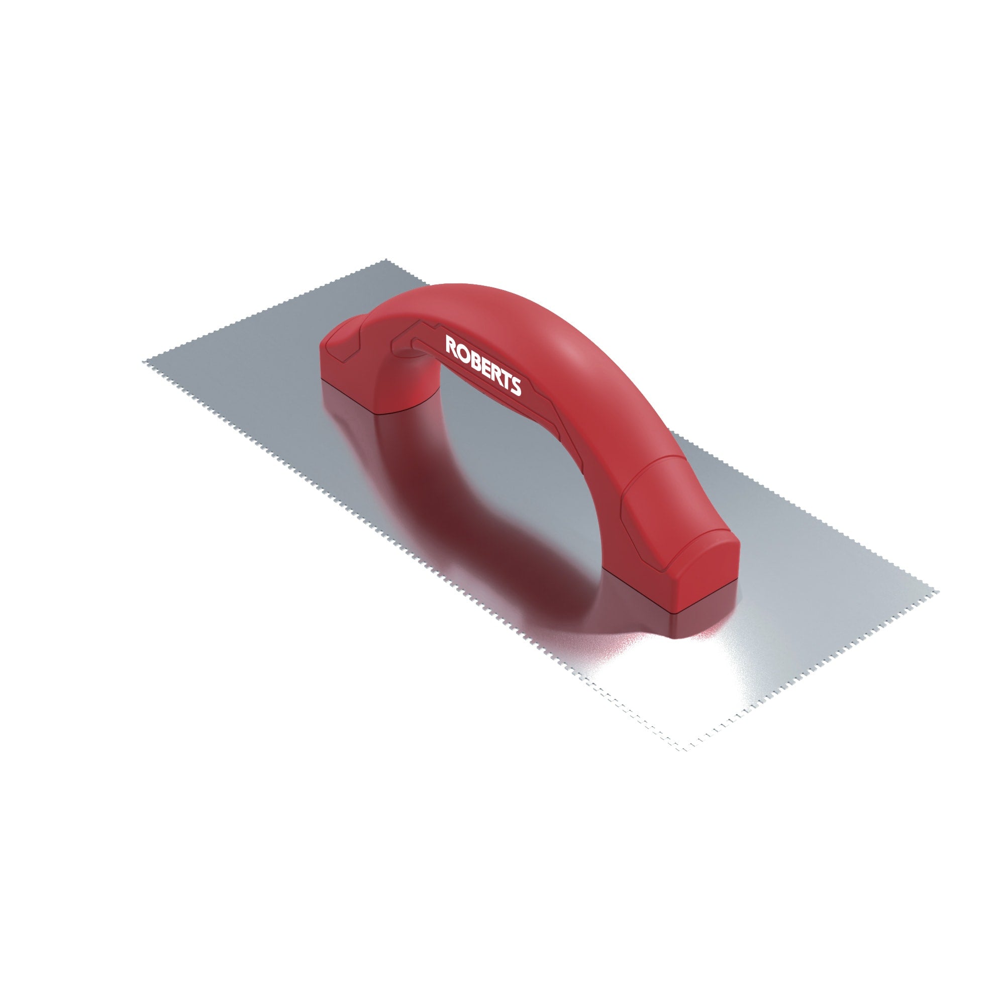 1/4" Flat V & 1/8" Square Dual-Notch Trowel w/ Comfort Grip - 360 Spin Image - 7