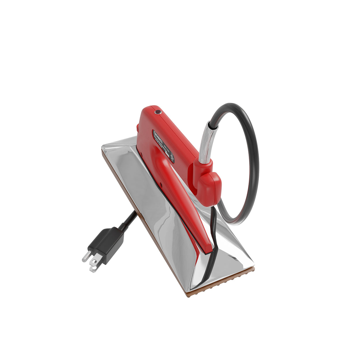 Deluxe Heat Bond Carpet Iron with Non-Stick%2C Grooved Base - 360 Spin Image - 8
