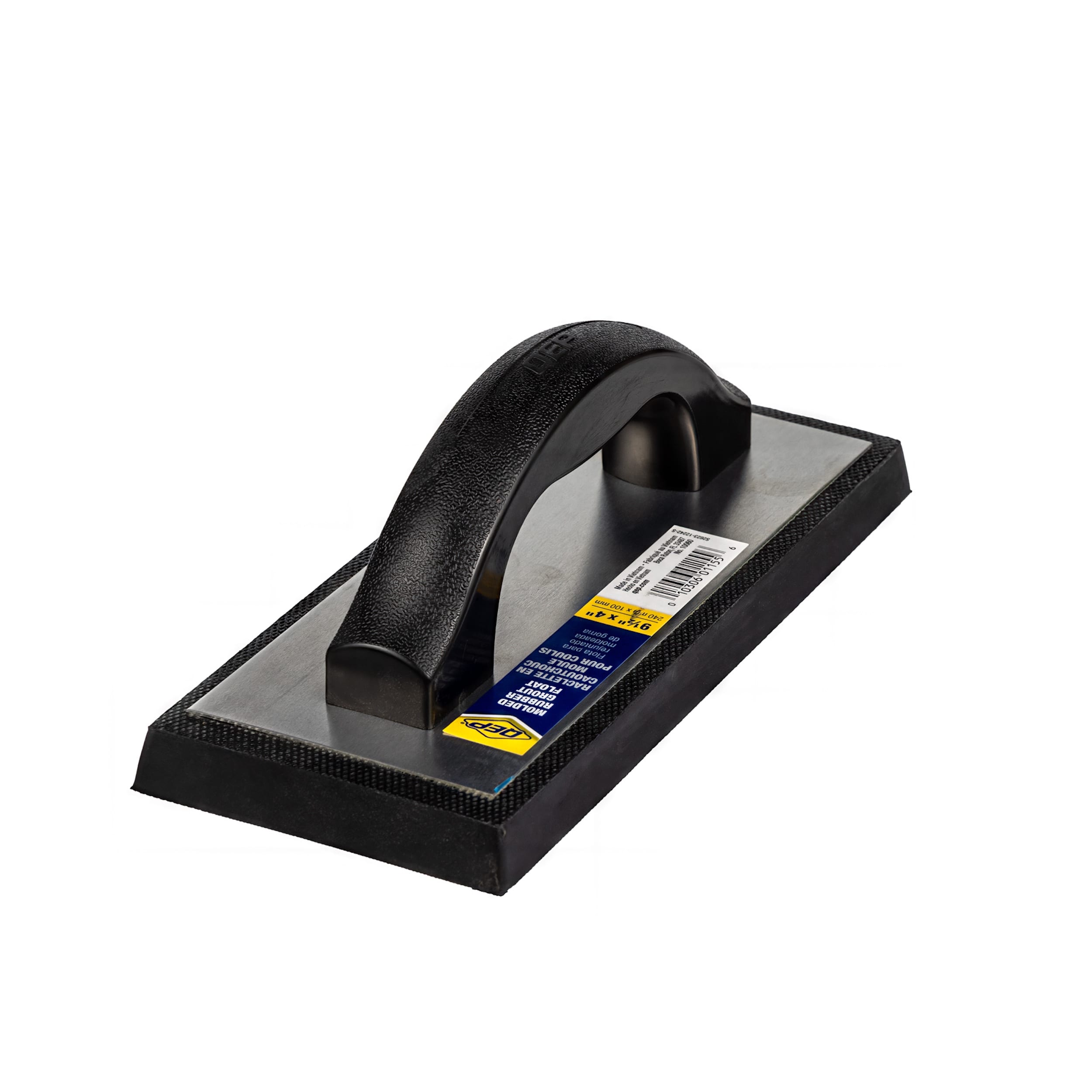 4" x 9.5" Molded Rubber Grout Float with Non-Stick Gum Rubber - 360 Spin Image - 9