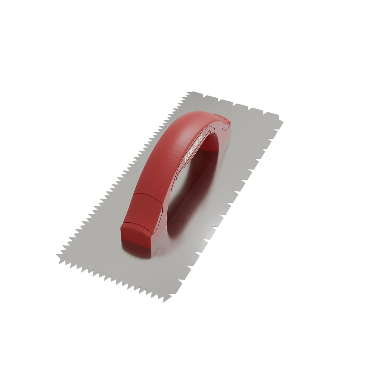 3/16" x 1/4" x 1/2" Flat V & Tiger Tooth Dual-Notch Trowel w/ Comfort Grip - 360 Spin Image - 11