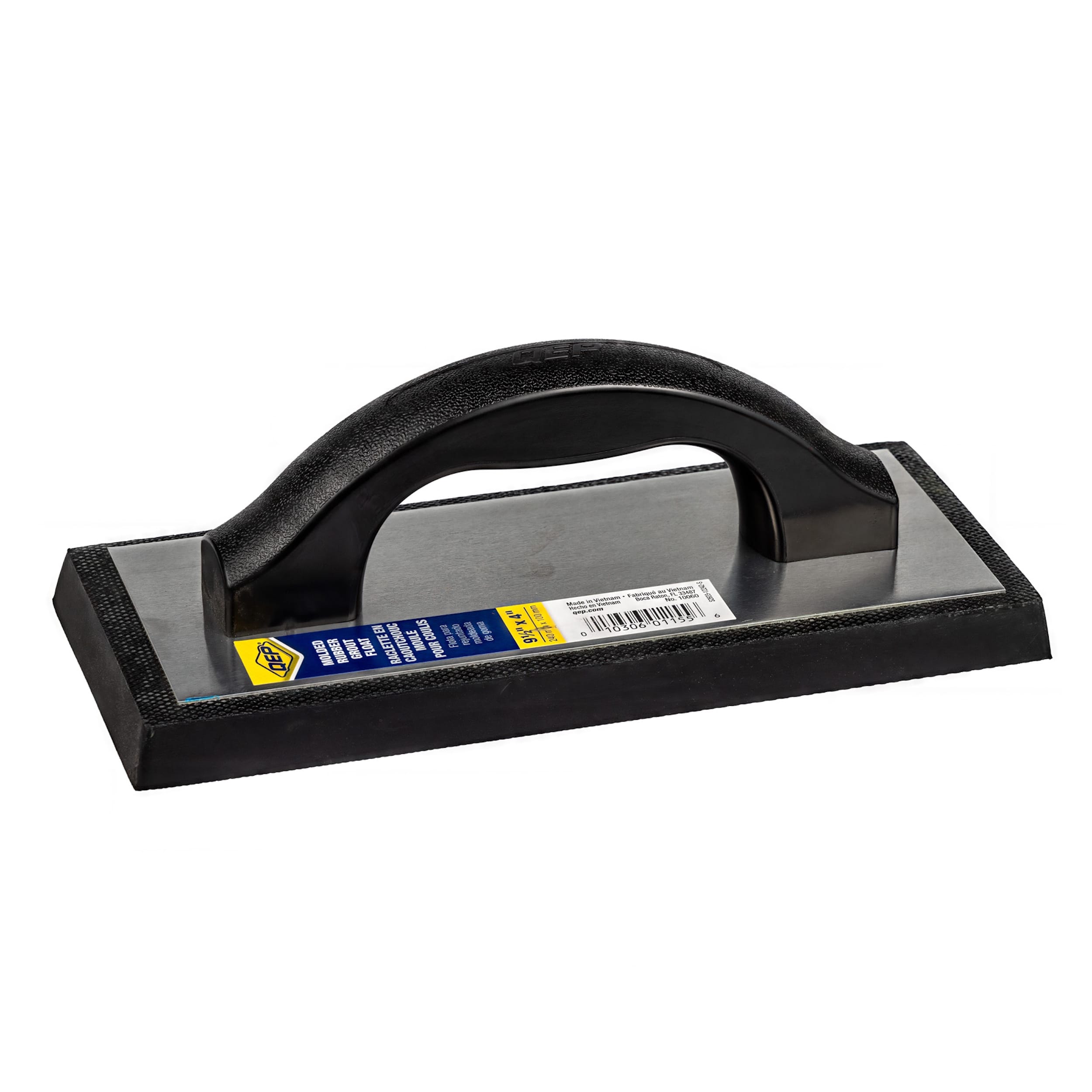 4" x 9.5" Molded Rubber Grout Float with Non-Stick Gum Rubber - 360 Spin Image - 12