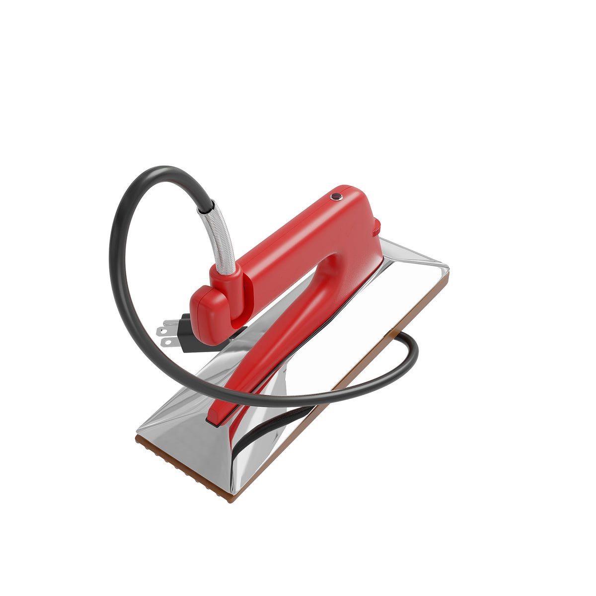 Deluxe Heat Bond Carpet Iron with Non-Stick%2C Grooved Base - 360 Spin Image - 12