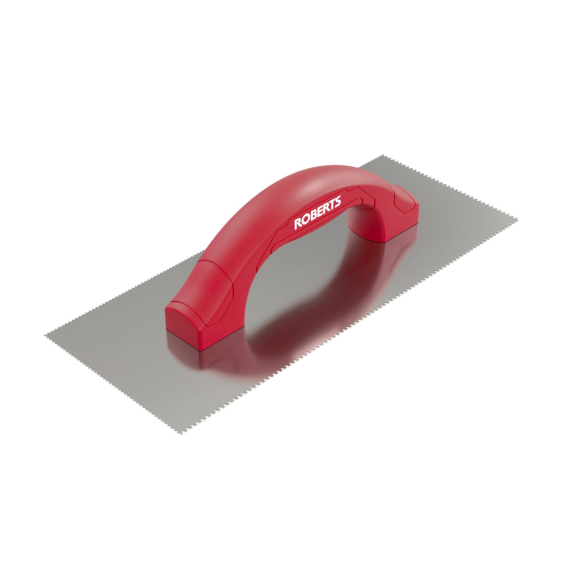 1/4" Flat V & 1/8" Square Dual-Notch Trowel w/ Comfort Grip - 360 Spin Image - 12