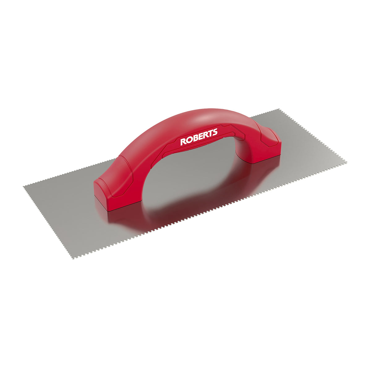 1/4" Flat V & 1/8" Square Dual-Notch Trowel w/ Comfort Grip - 360 Spin Image - 13