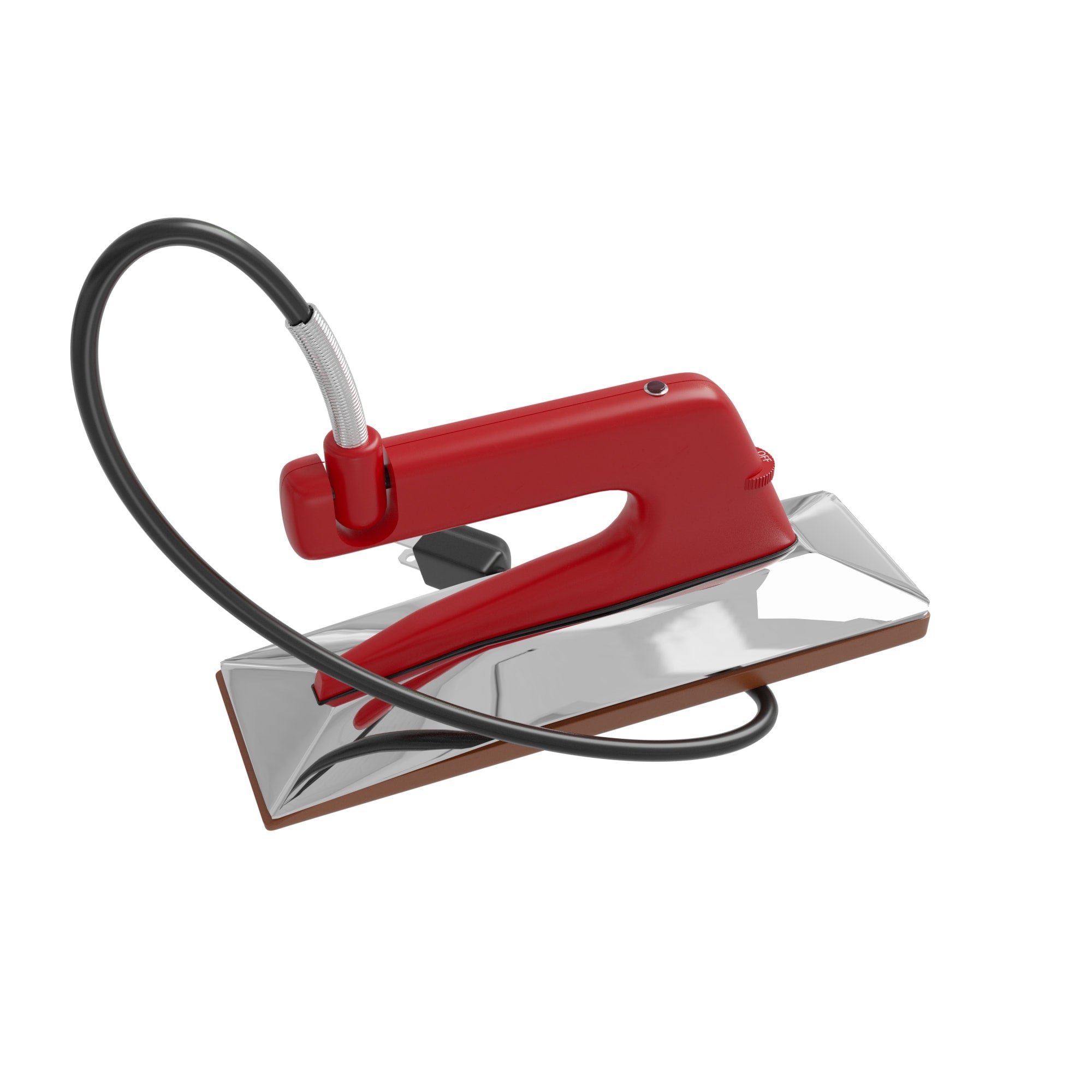 Deluxe Heat Bond Carpet Iron with Non-Stick%2C Grooved Base - 360 Spin Image - 14