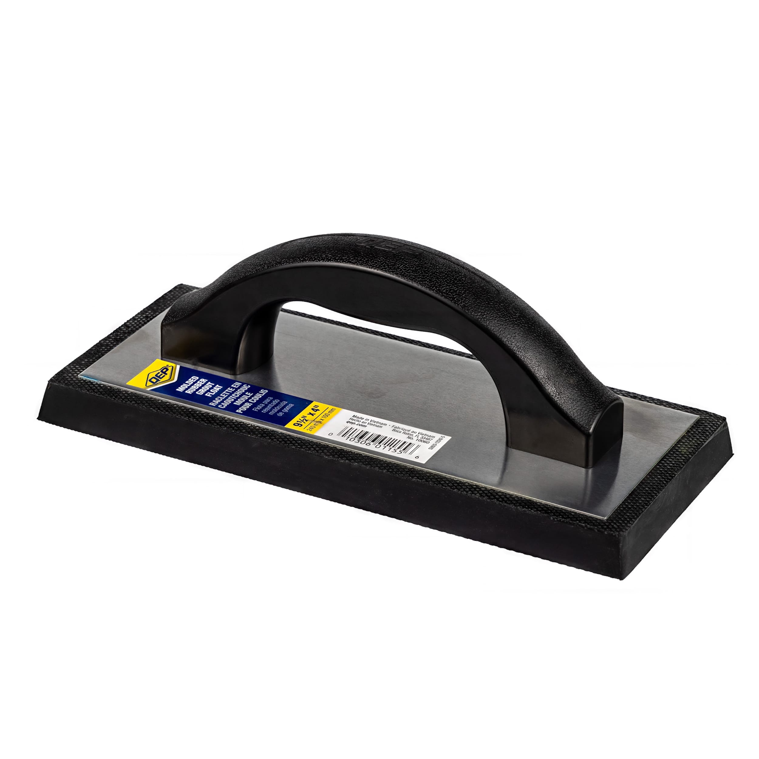 4" x 9.5" Molded Rubber Grout Float with Non-Stick Gum Rubber - 360 Spin Image - 15