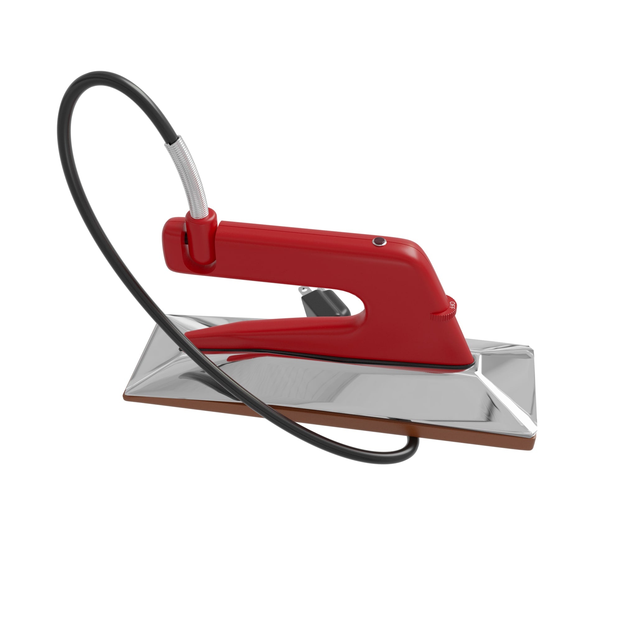 Deluxe Heat Bond Carpet Iron with Non-Stick%2C Grooved Base - 360 Spin Image - 16
