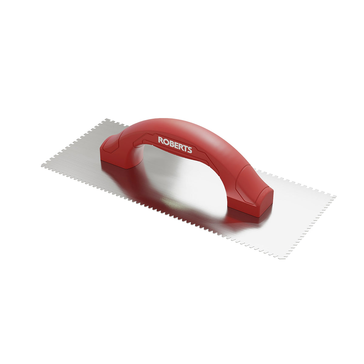 1/4" Flat V & 1/8" U Dual-Notch Trowel w/ Comfort Grip - 360 Spin Image - 16
