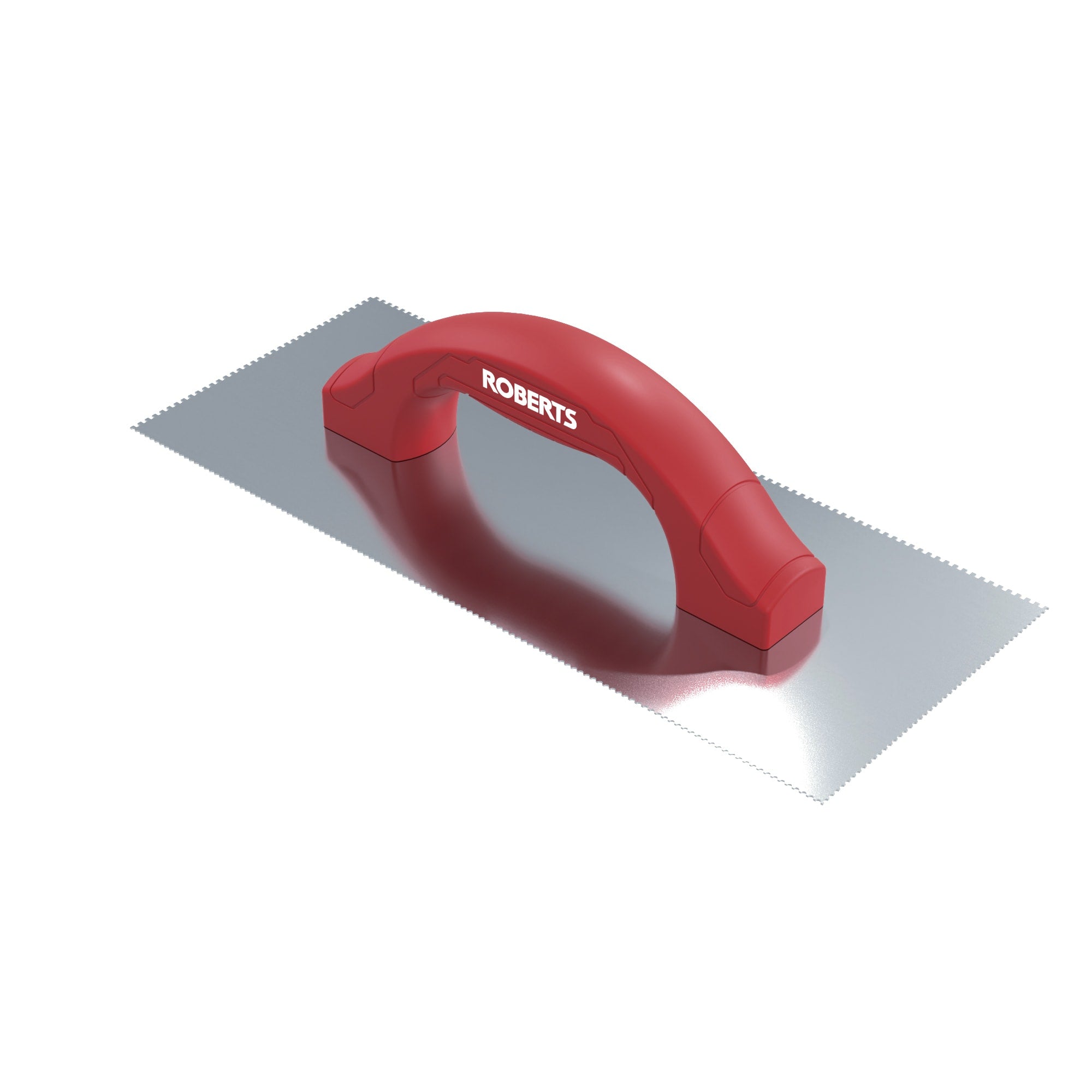 1/4" Flat V & 1/8" Square Dual-Notch Trowel w/ Comfort Grip - 360 Spin Image - 19