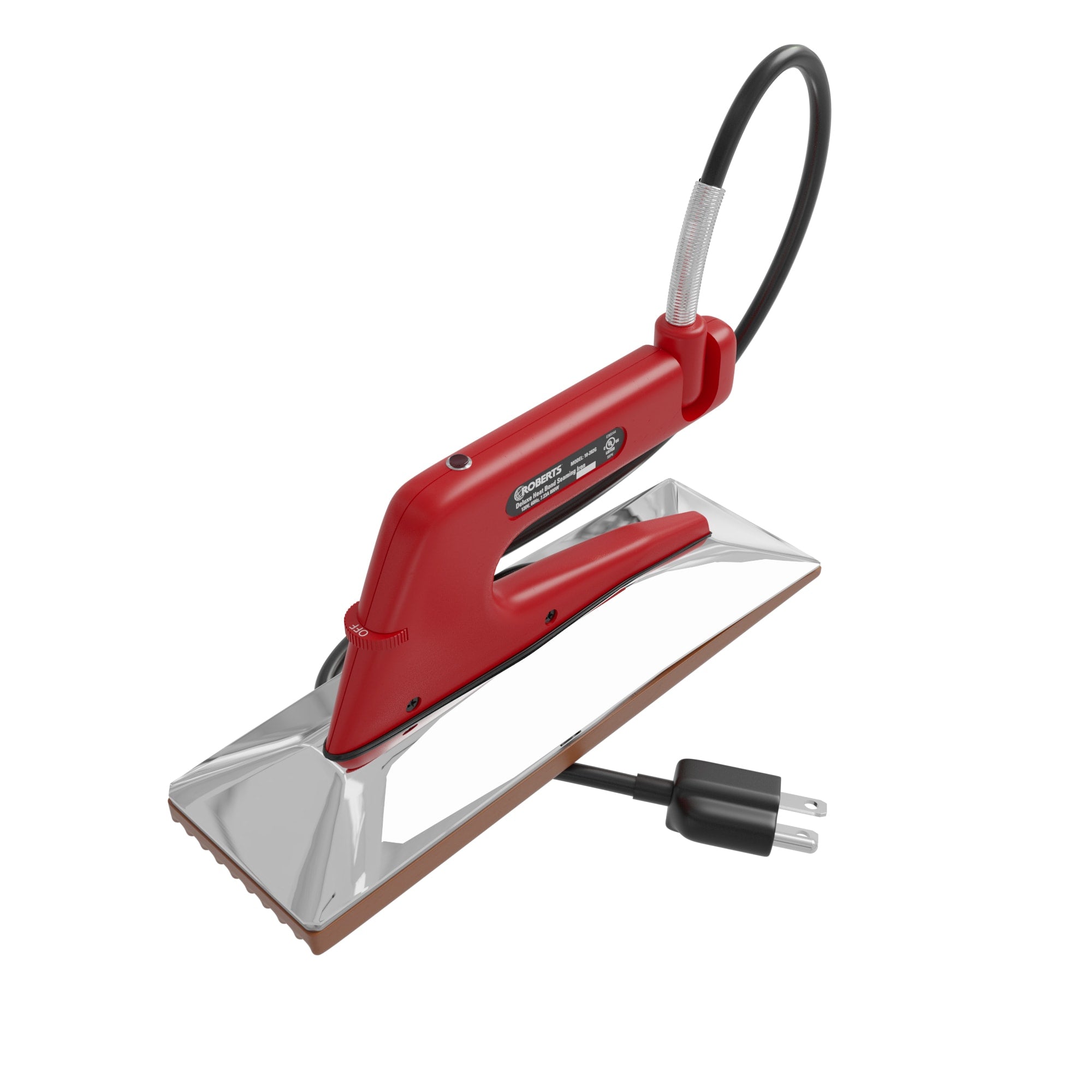 Deluxe Heat Bond Carpet Iron with Non-Stick%2C Grooved Base - 360 Spin Image - 24