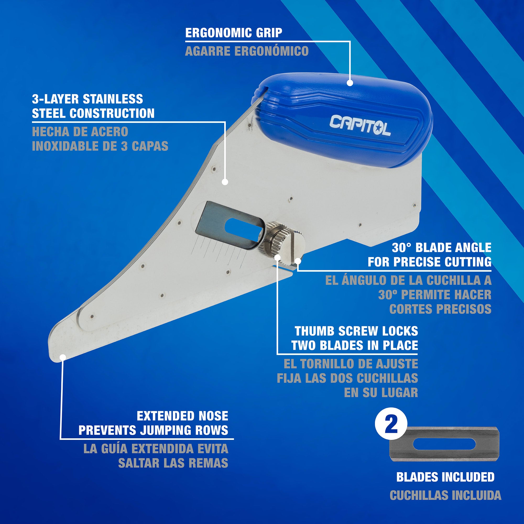Professional Cushion Back Carpet Cutter - 2