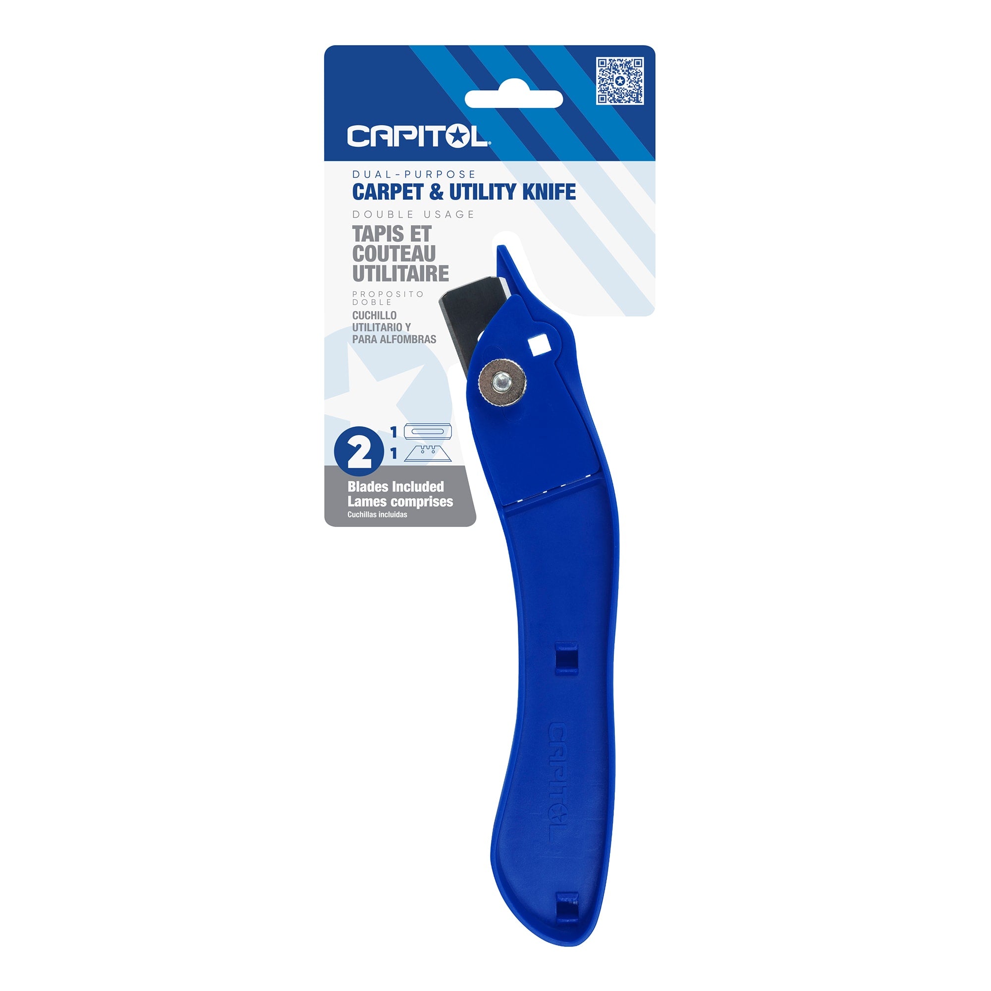 Dual-Purpose Carpet & Utility Knife - 8