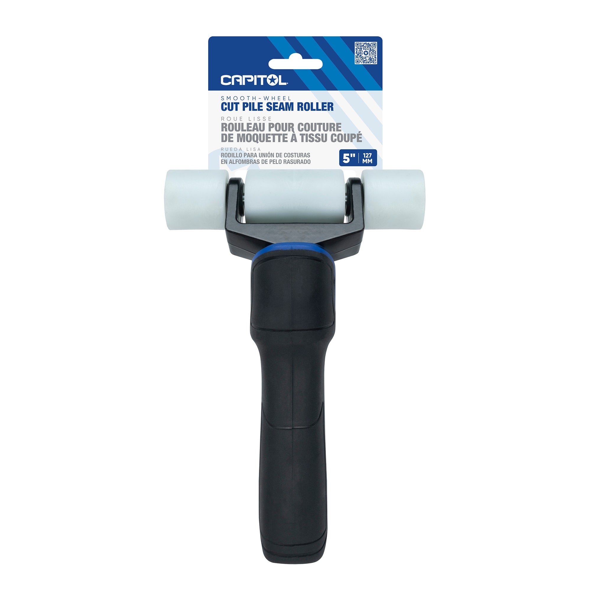 Smooth Wheel Cut Pile Seam Roller - 8