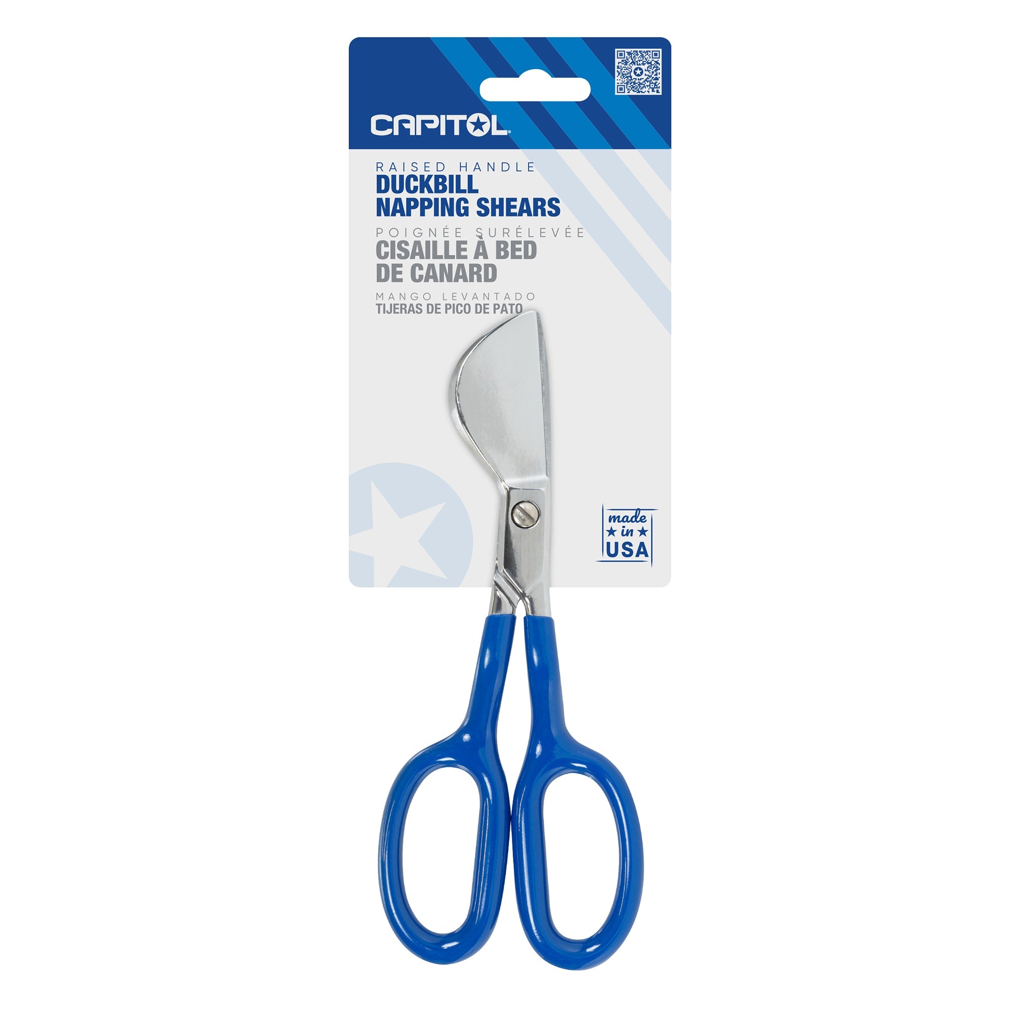 Raised Handle Duckbill Napping Shears - 8