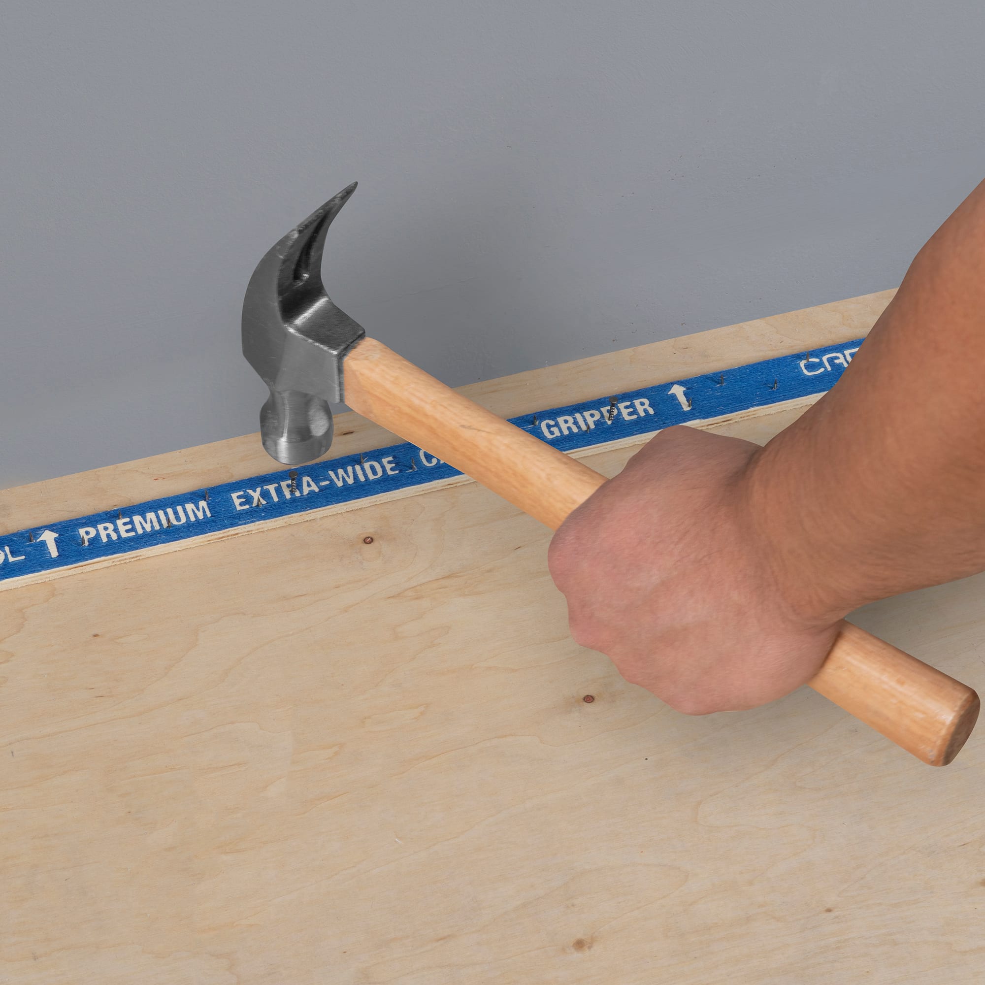 1" Extra-Wide Tack Strip for Wood Subfloors (100 pack) - 2