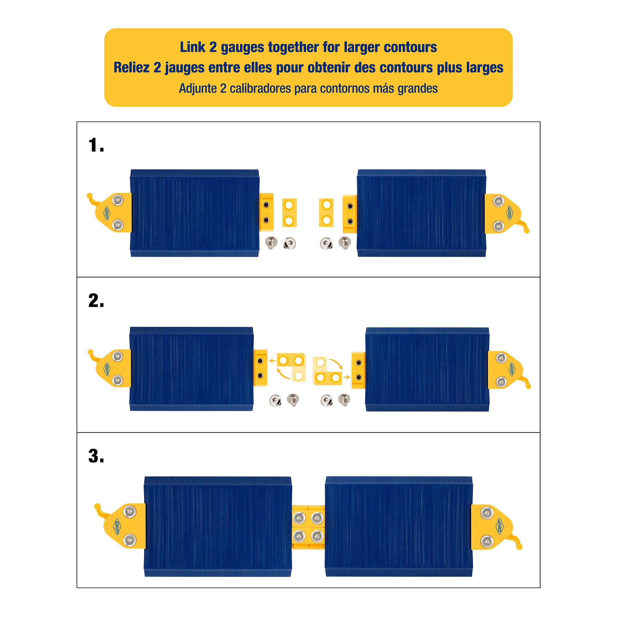 6" Locking Contour Gauge - 8