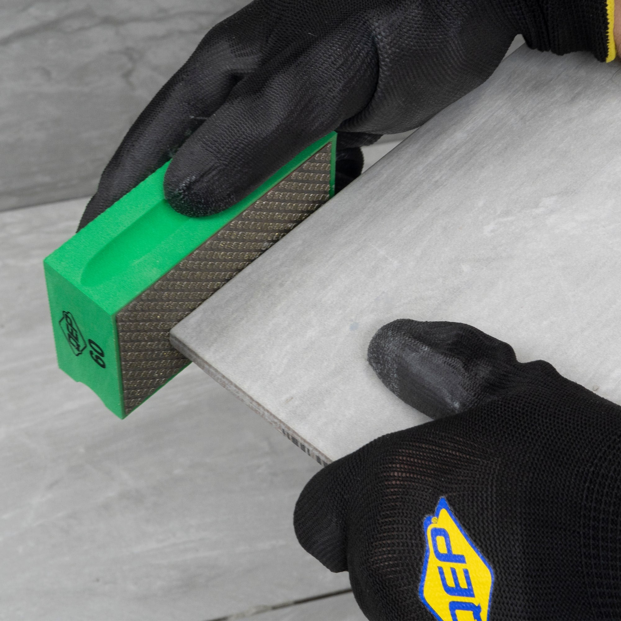 60-Grit Coarse Diamond Sanding Block - 2
