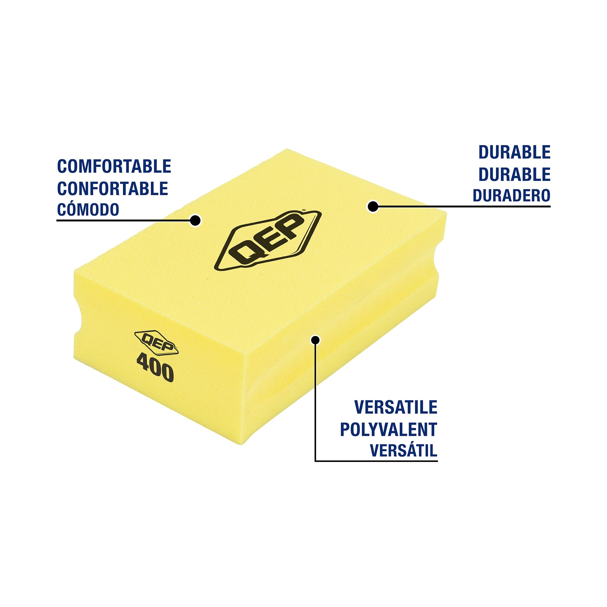400-Grit Polishing Diamond Sanding Block - 3