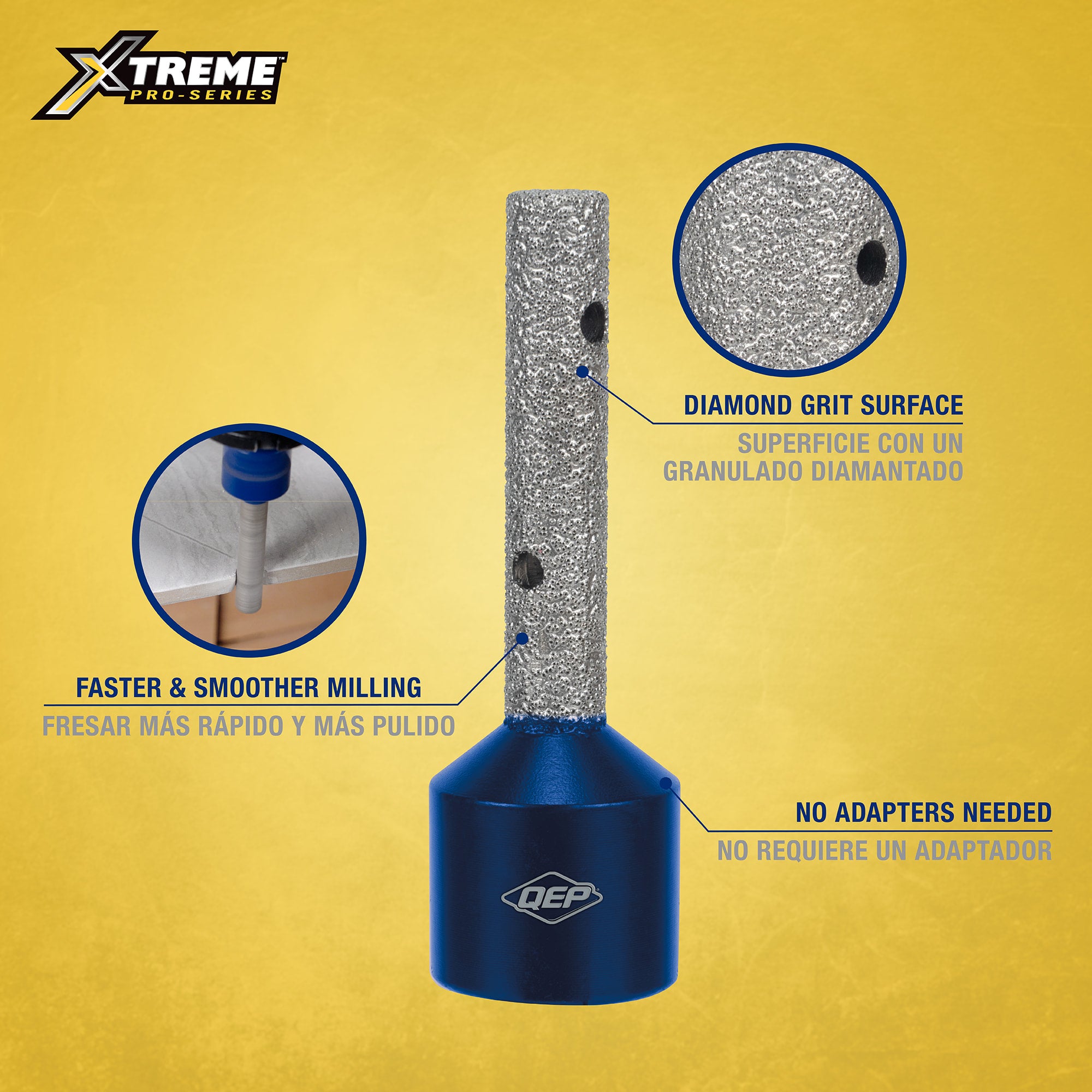 Xtreme 3/8" Diamond Milling Bit - 2