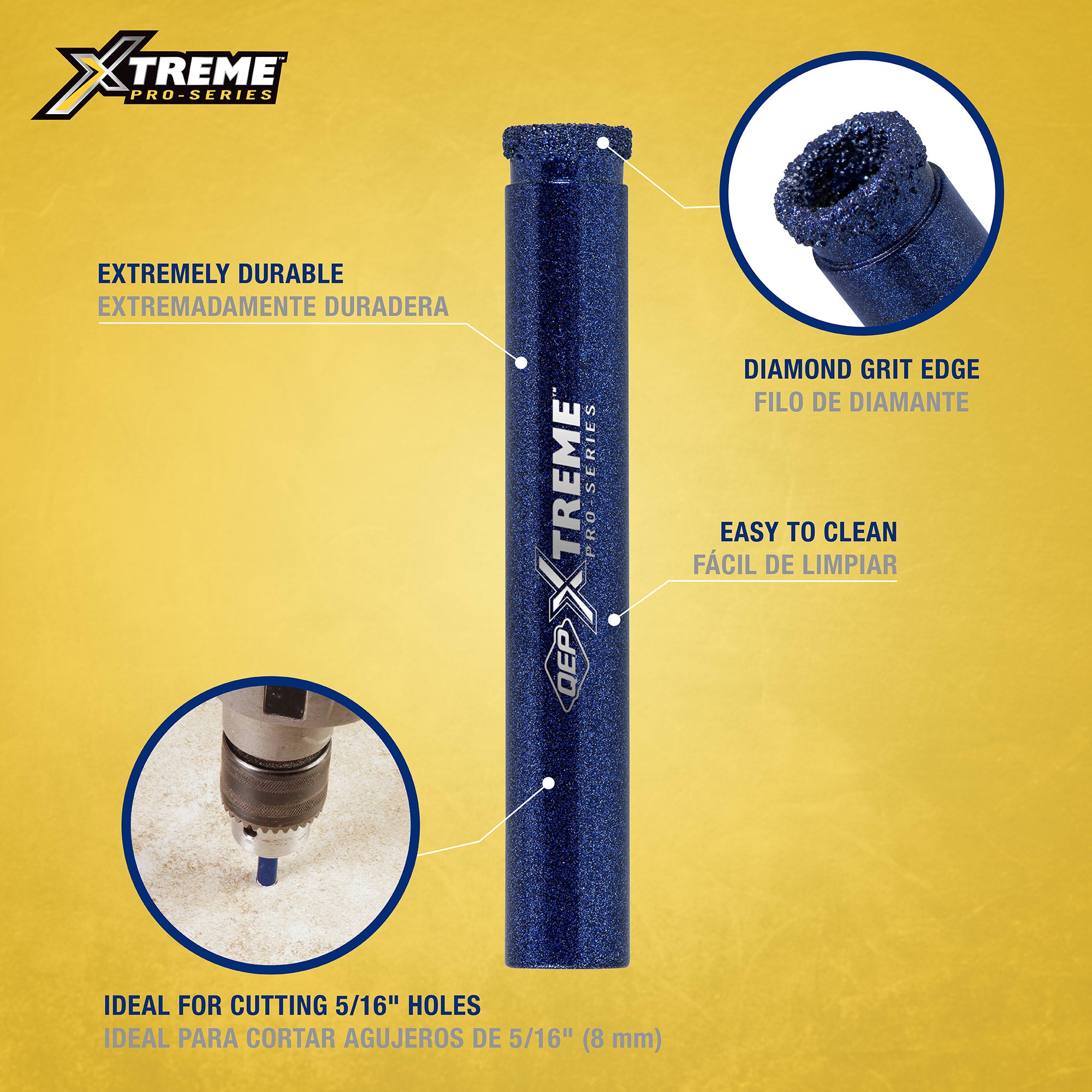 Xtreme 5/16" Pro Wet/Dry Diamond Hole Saw - 2