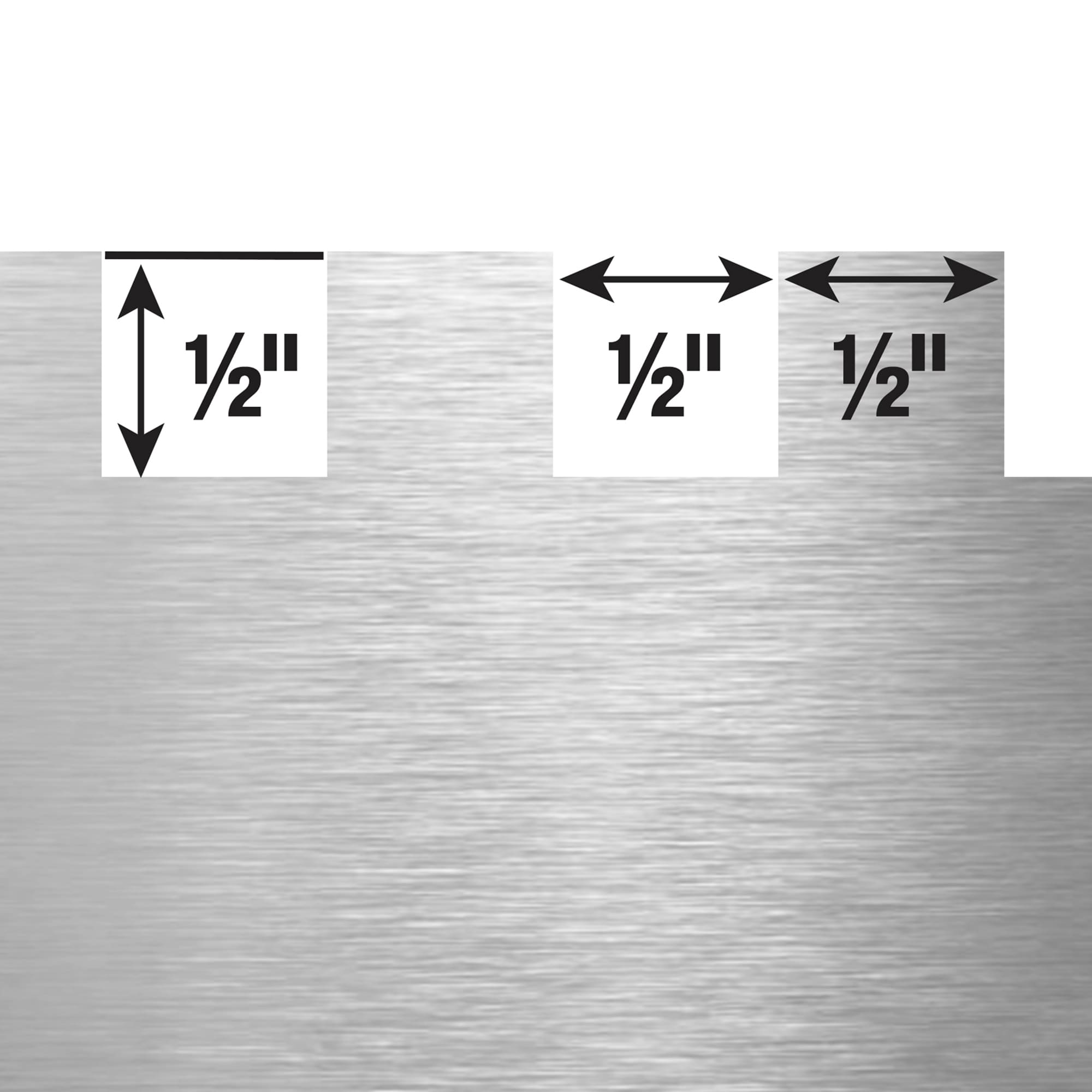 1/2" x 1/2" x 1/2" Square Notch Steel Economy Trowel w/ D-Handle - 7