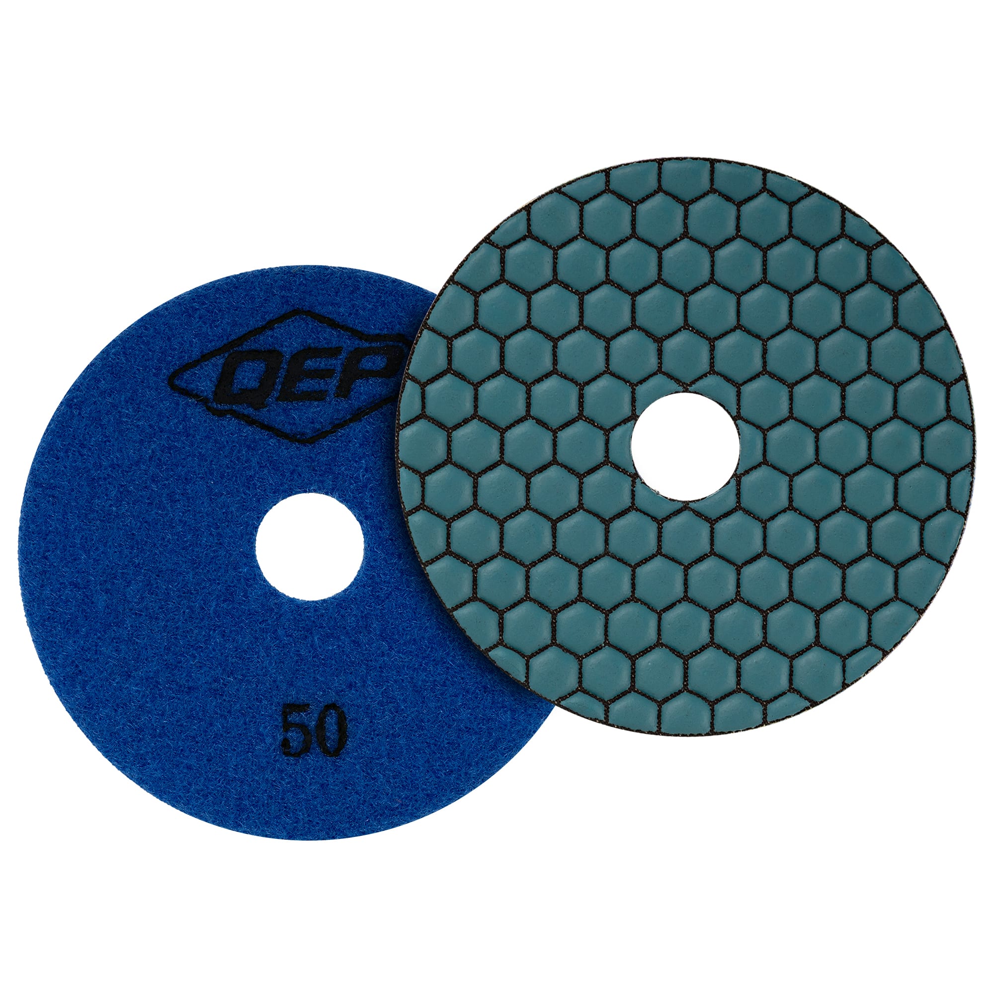 Xtreme 4" Dry Polishing Pad for Grinders - 50 Grit - 1