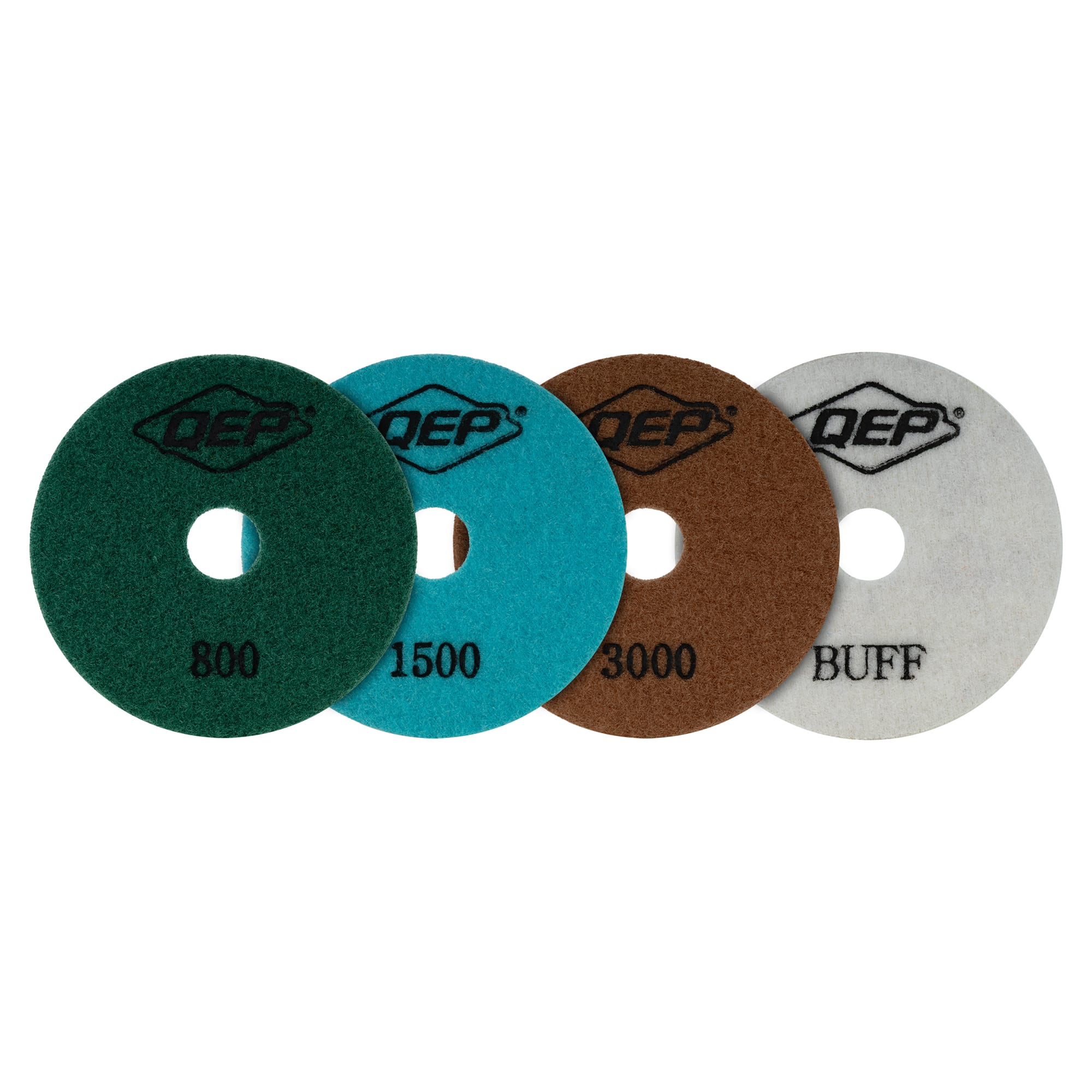 Xtreme 4" Dry Polishing Pad Set for Grinders - 1