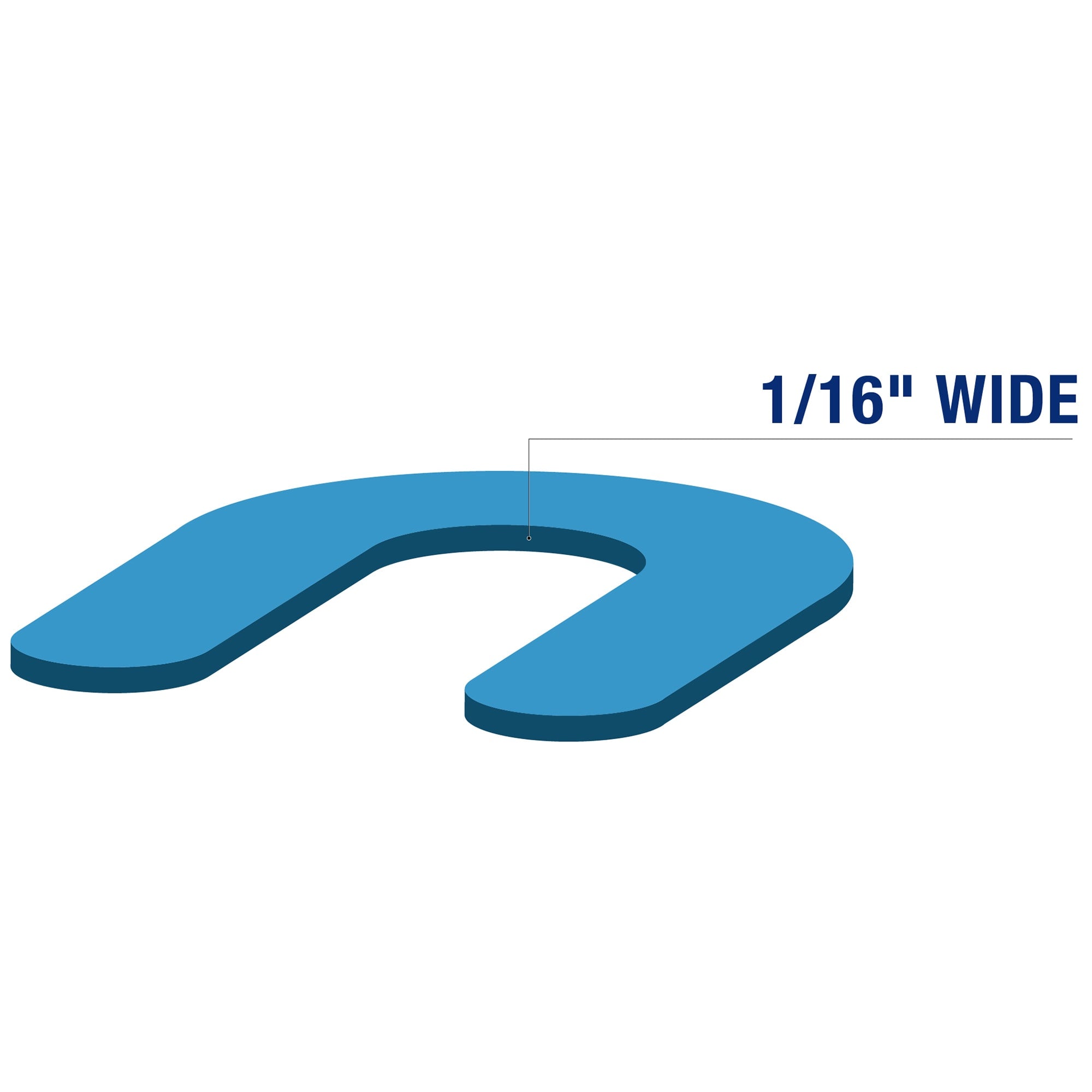 1/16" Horseshoe Shim Tile Spacers (200 pack) - 3