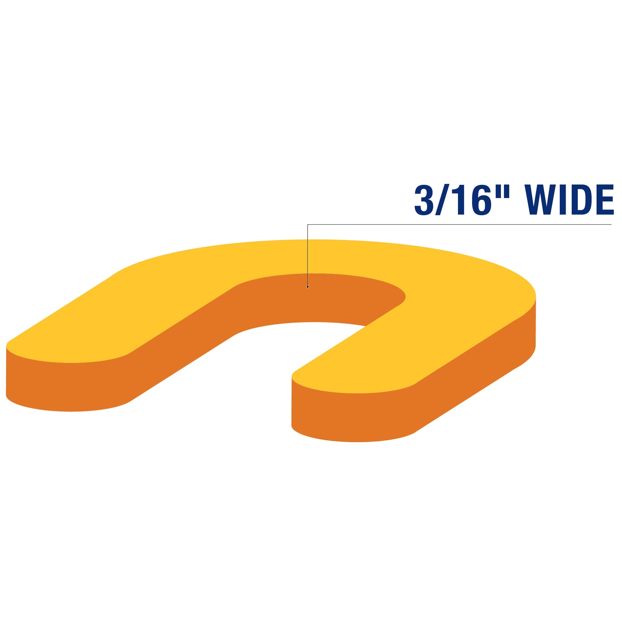 3/16" Horseshoe Shim Tile Spacers (100 pack) - 3