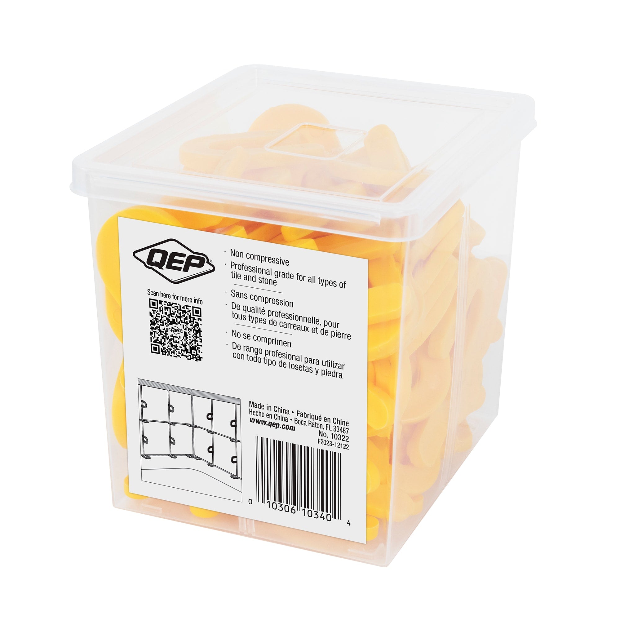 3/16" Horseshoe Shim Tile Spacers (100 pack) - 6