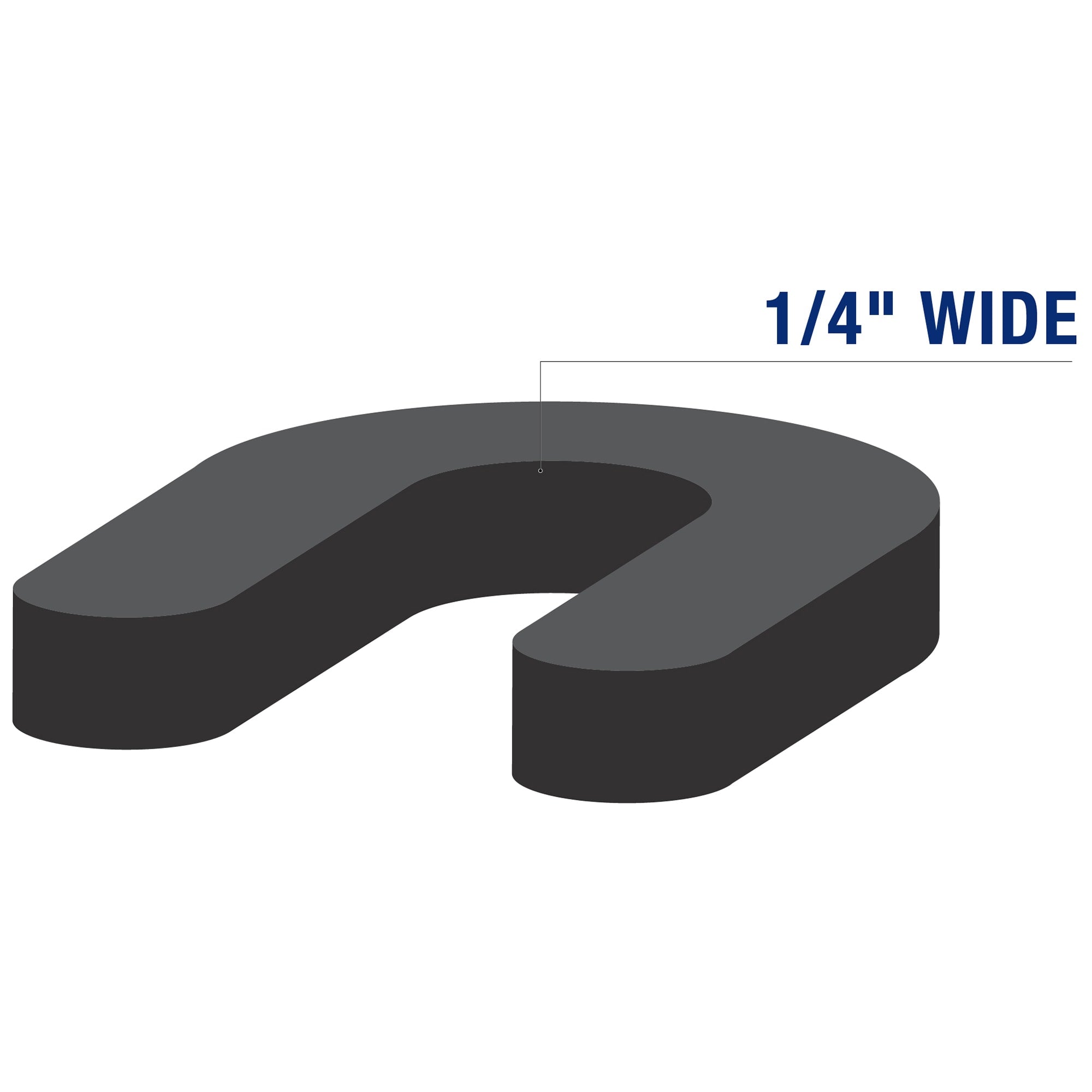 1/4" Horseshoe Shim Tile Spacers (75 pack) - 3