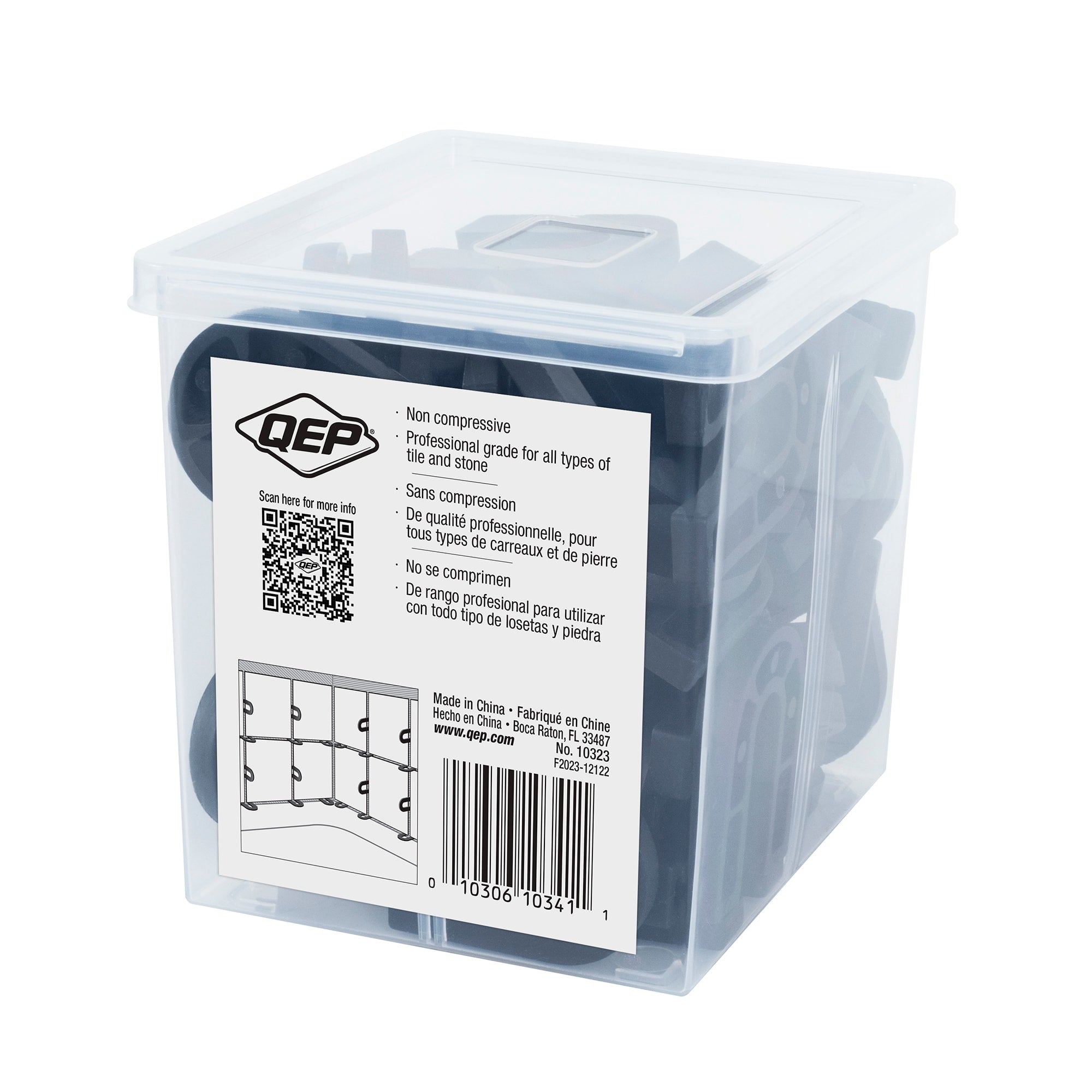 1/4" Horseshoe Shim Tile Spacers (75 pack) - 6