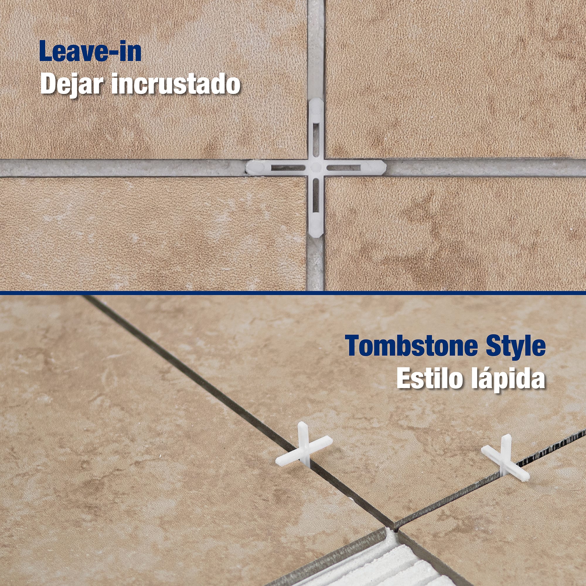1/8" Hard Tile Spacers - Leave-in or Traditional (300 pack) - 2
