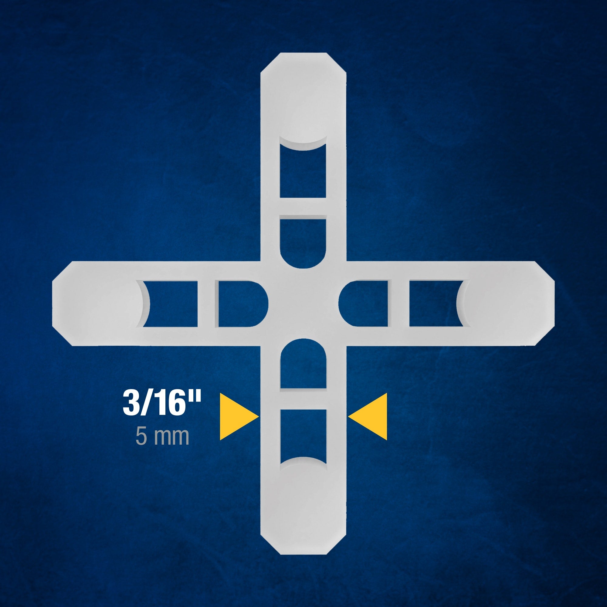 3/16" Hard Tile Spacers - Leave-in or Traditional (200 pack) - 3
