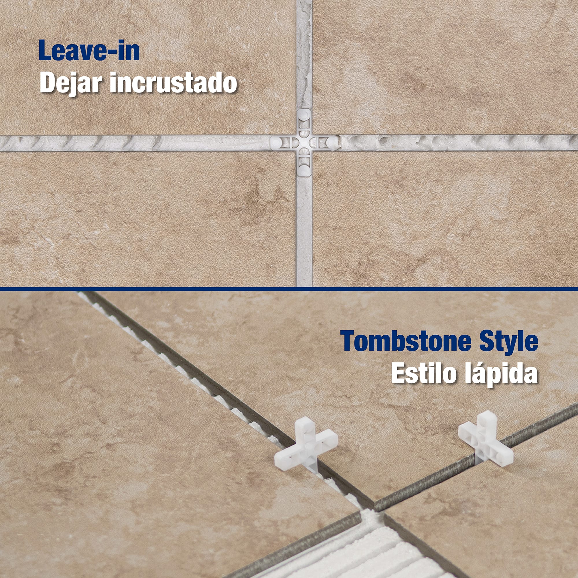 1/4" Hard Tile Spacers - Leave-in or Traditional (200 pack) - 2