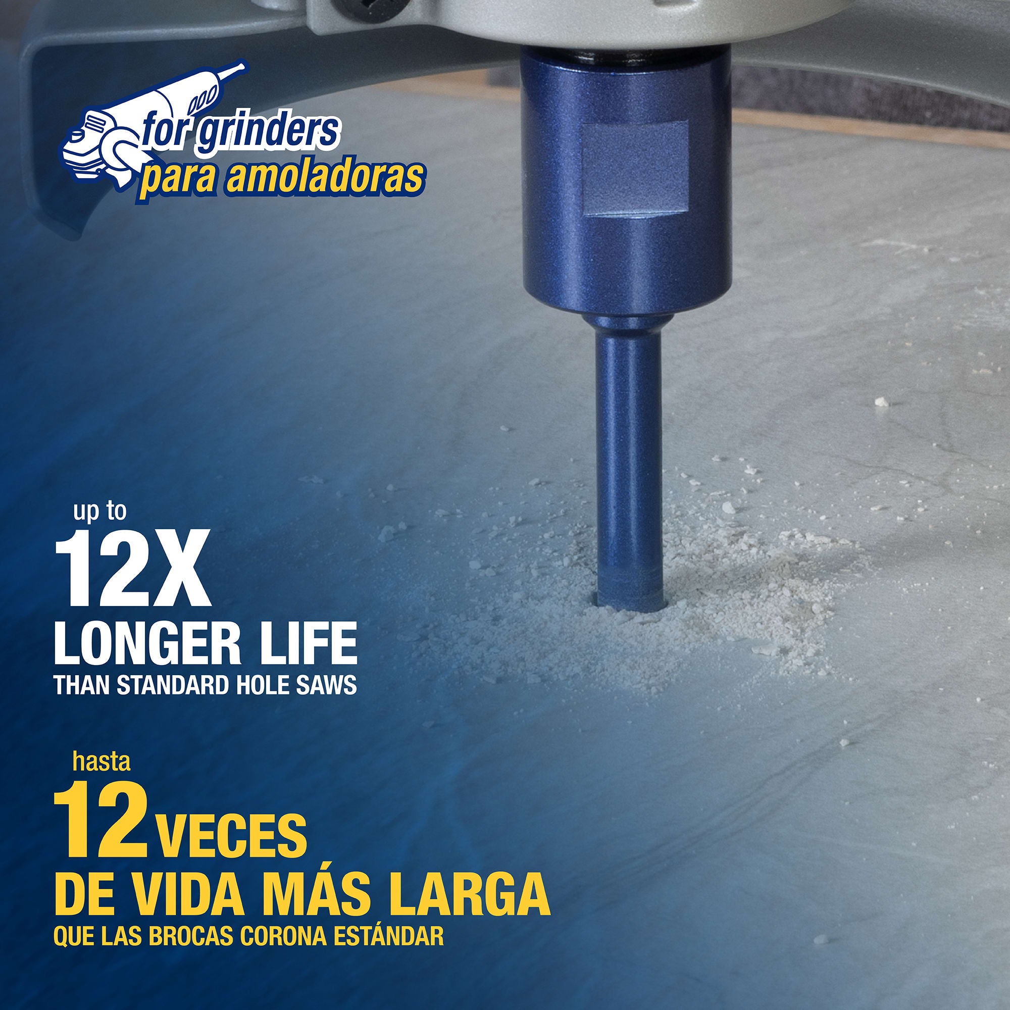 Xtreme 5/16" Pro Diamond Hole Saw for Grinders - 3