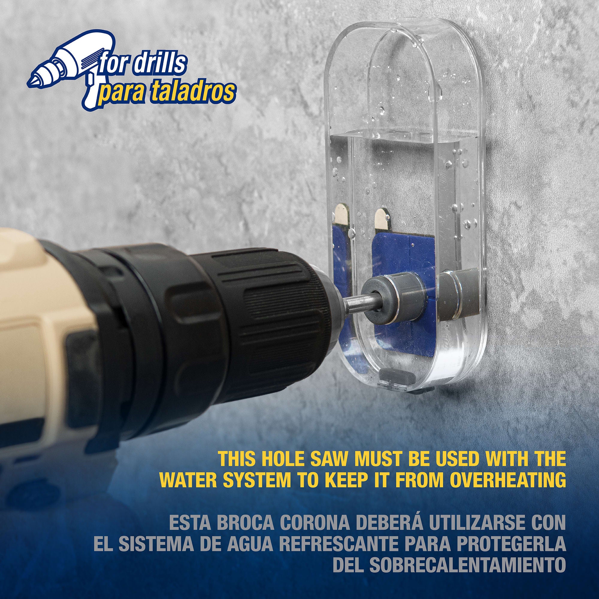 5/16" (8 mm) Diamond Hole Saw with Water Delivery System - 4