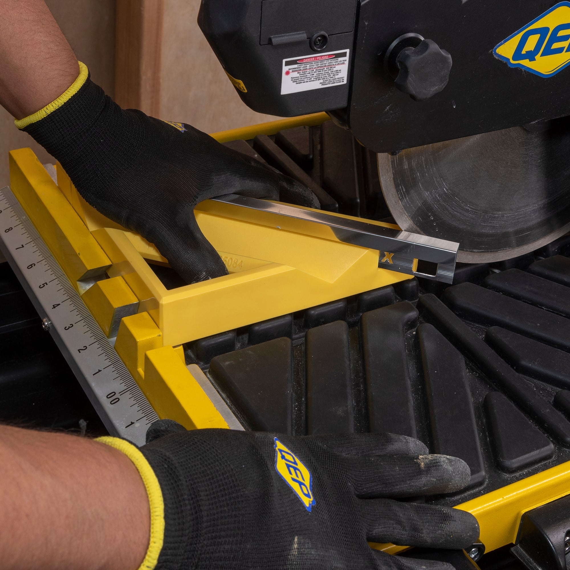 TileTrim Square to Cut Tile Edging Trim & Jolly on Wet Saws & Chop Saws - 3