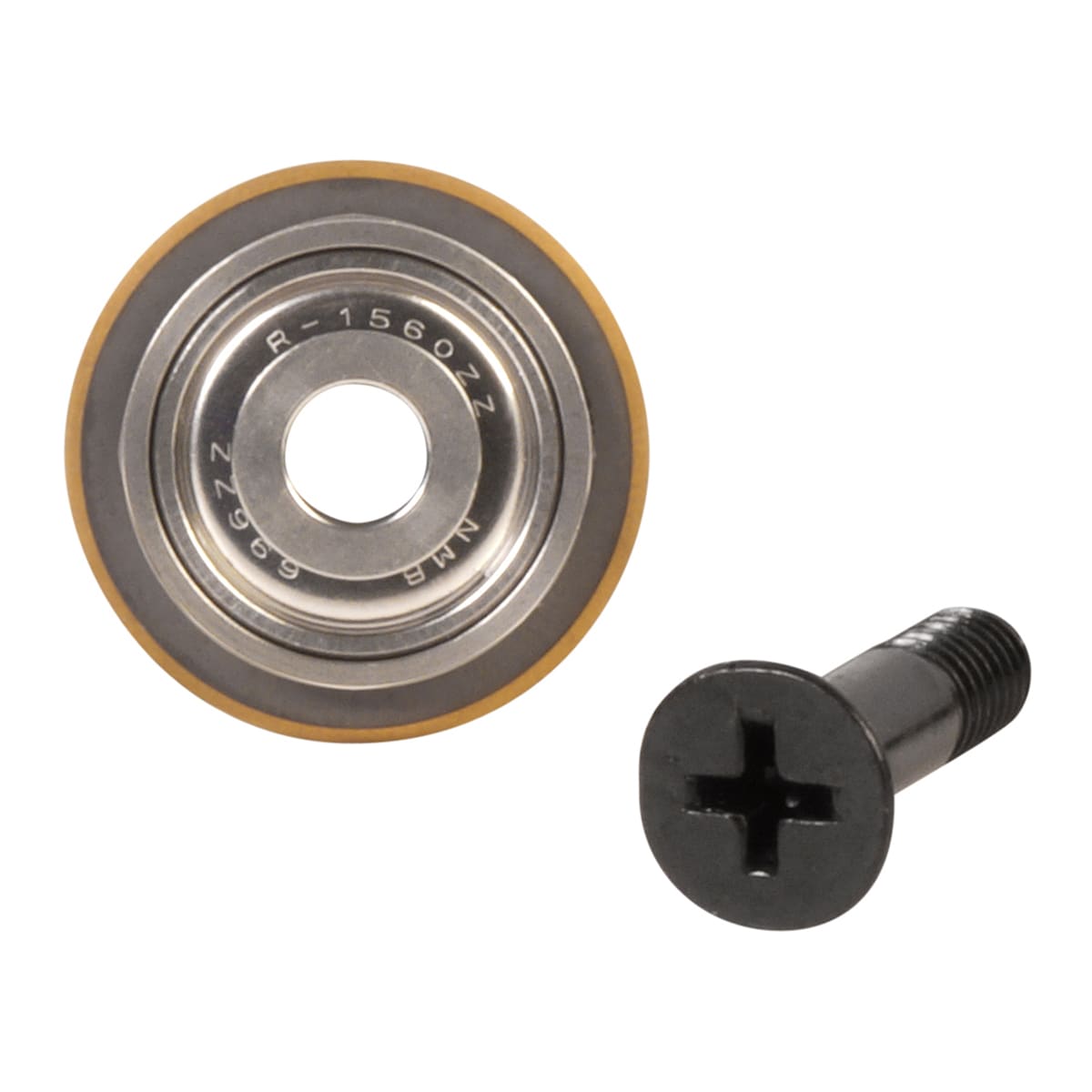 7/8" Titanium Coated Tile Cutter Scoring Wheel w/ Mounting Screw - 3