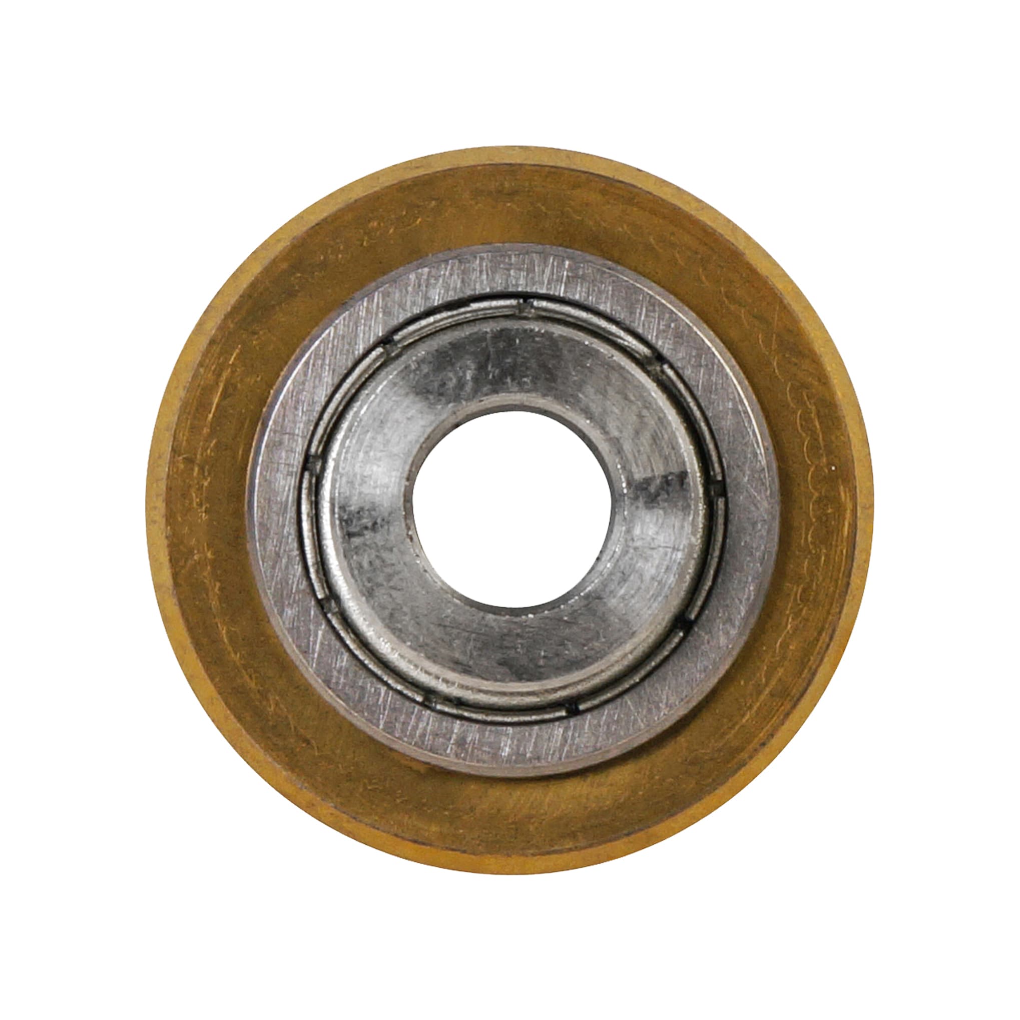 7/8" Titanium Coated Tile Cutter Scoring Wheel w/ Bolt & Lock Nut - 1