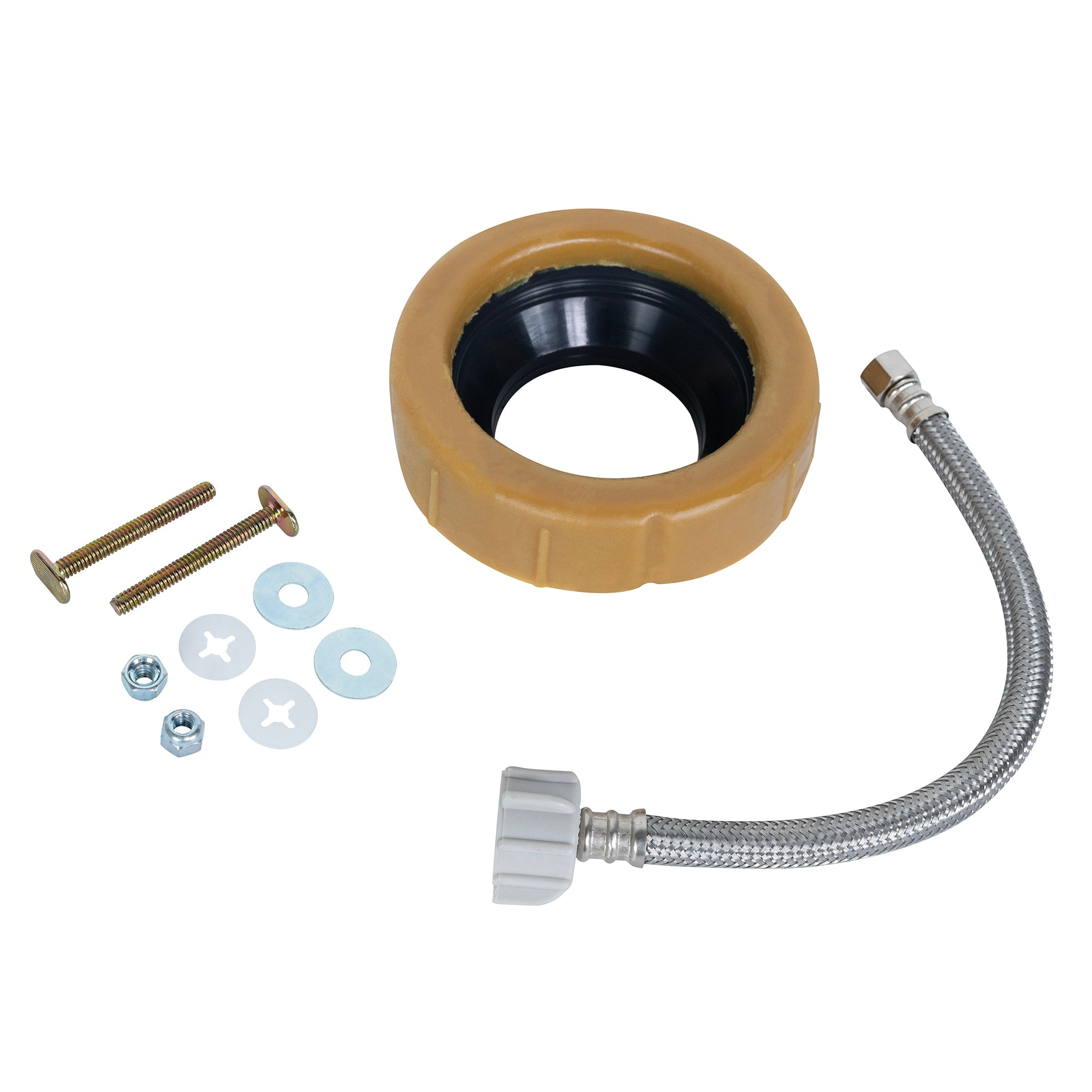 Toilet Installation Kit with 12" Connector - 1