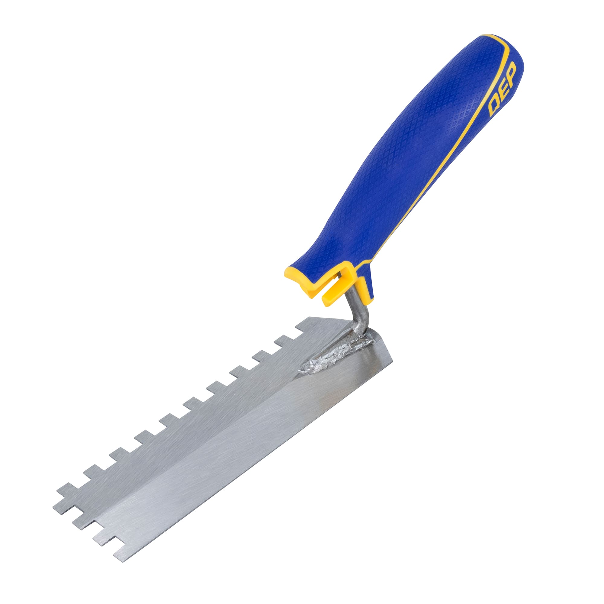 1/4" x 1/4" x 1/4" Square Notch Margin Trowel with Bucket Hook - 1
