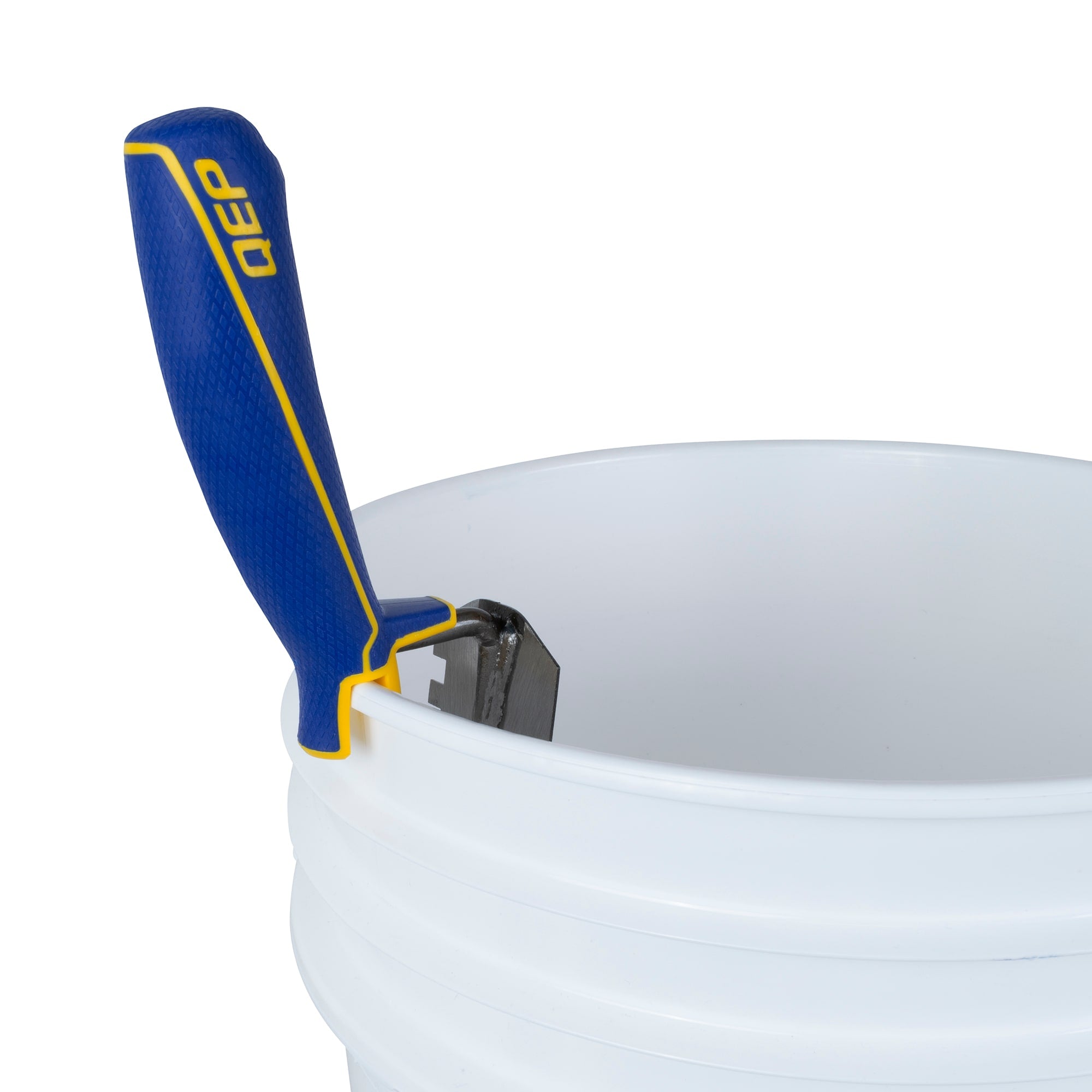 1/4" x 1/4" x 1/4" Square Notch Margin Trowel with Bucket Hook - 6