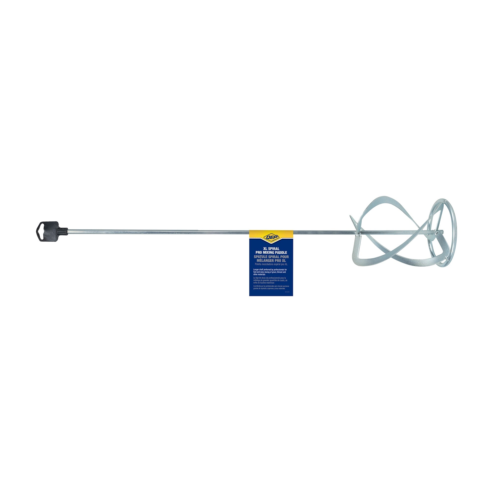 30" XL Spiral Pro Mixing Paddle for Thinset%2C Adhesives & Grout - 7